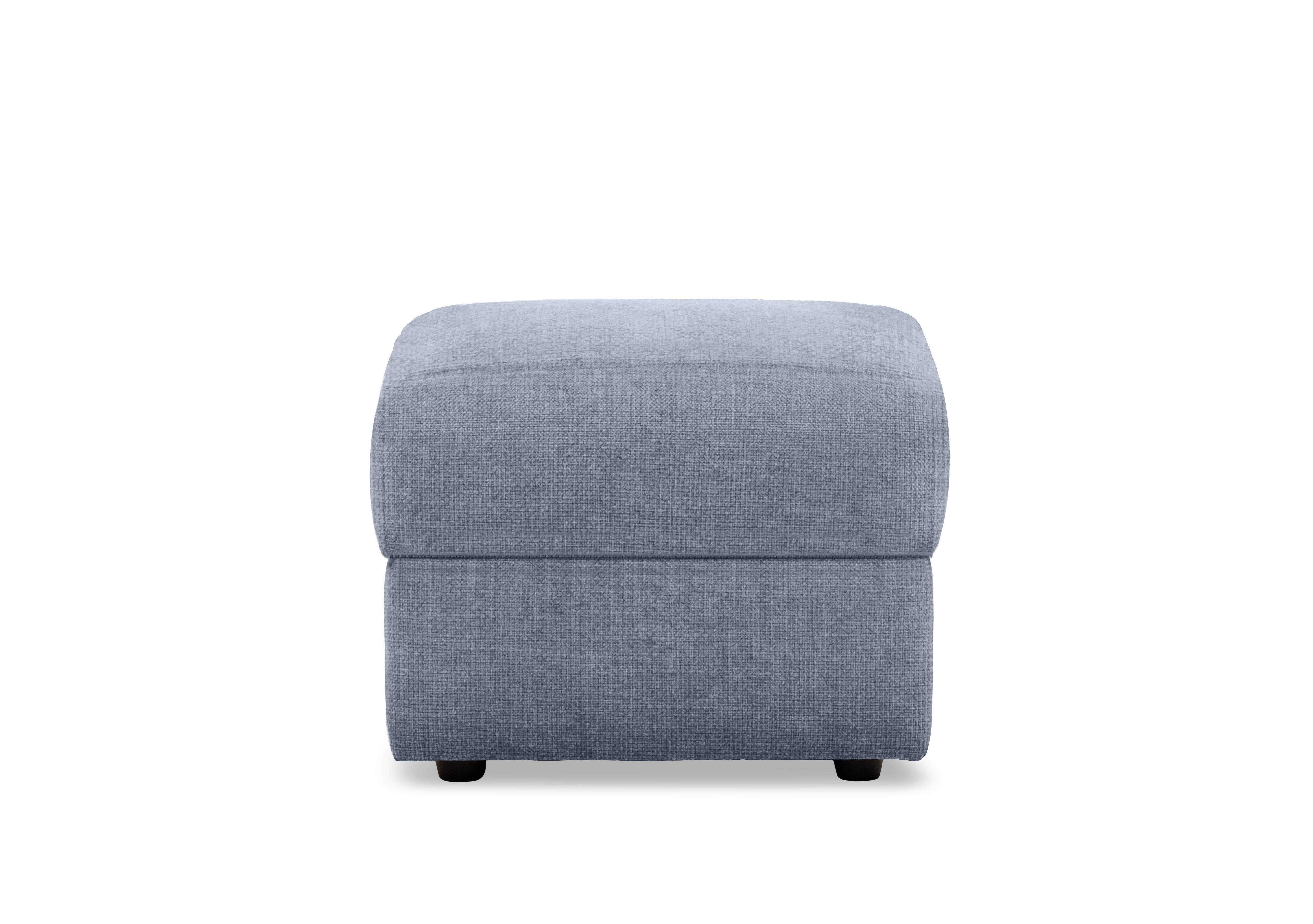 Bella Fabric Footstool in Zoia Baby Blue 9396 on Furniture Village
