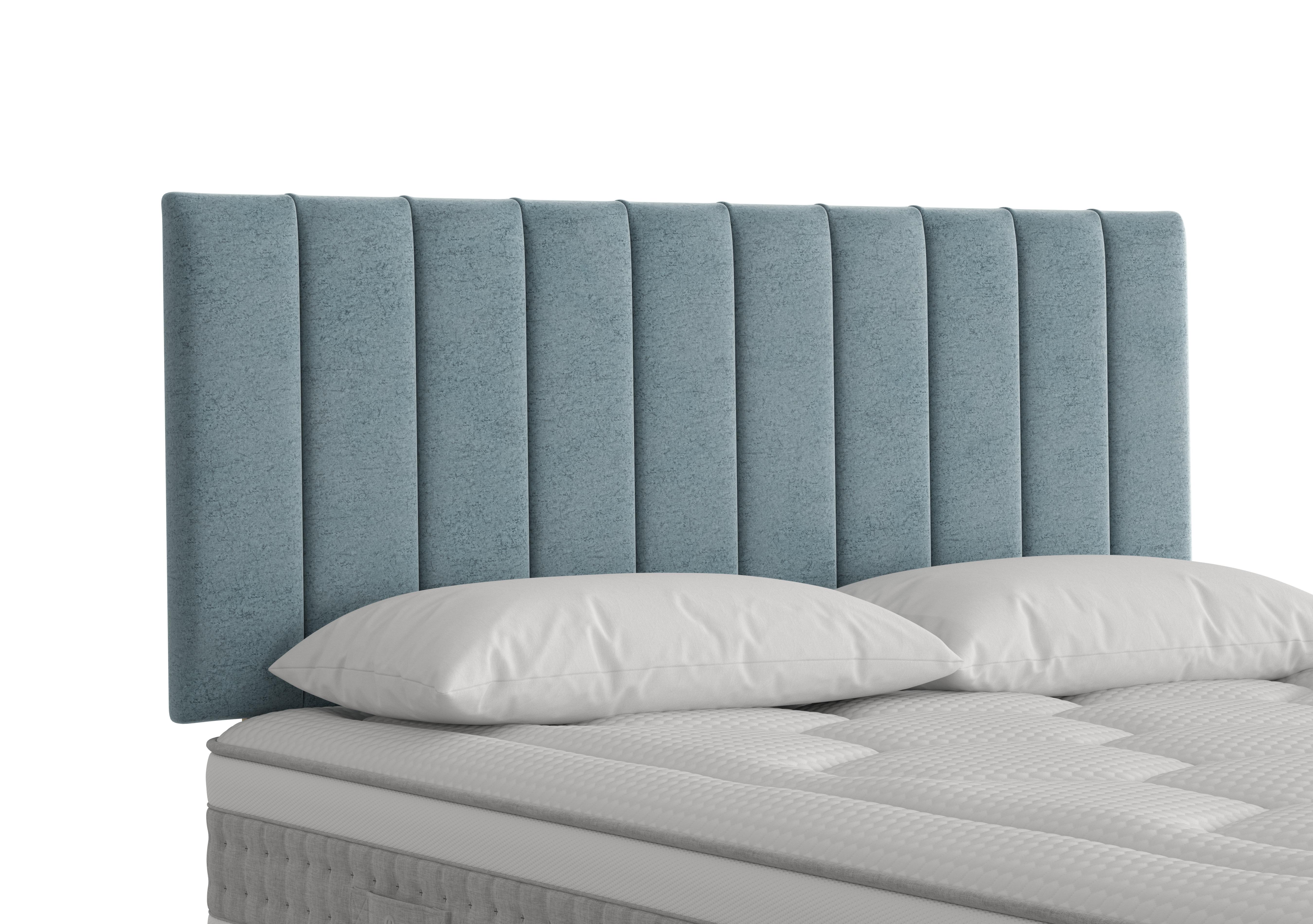 Peaches Strutted Headboard in Marble Peacock on Furniture Village