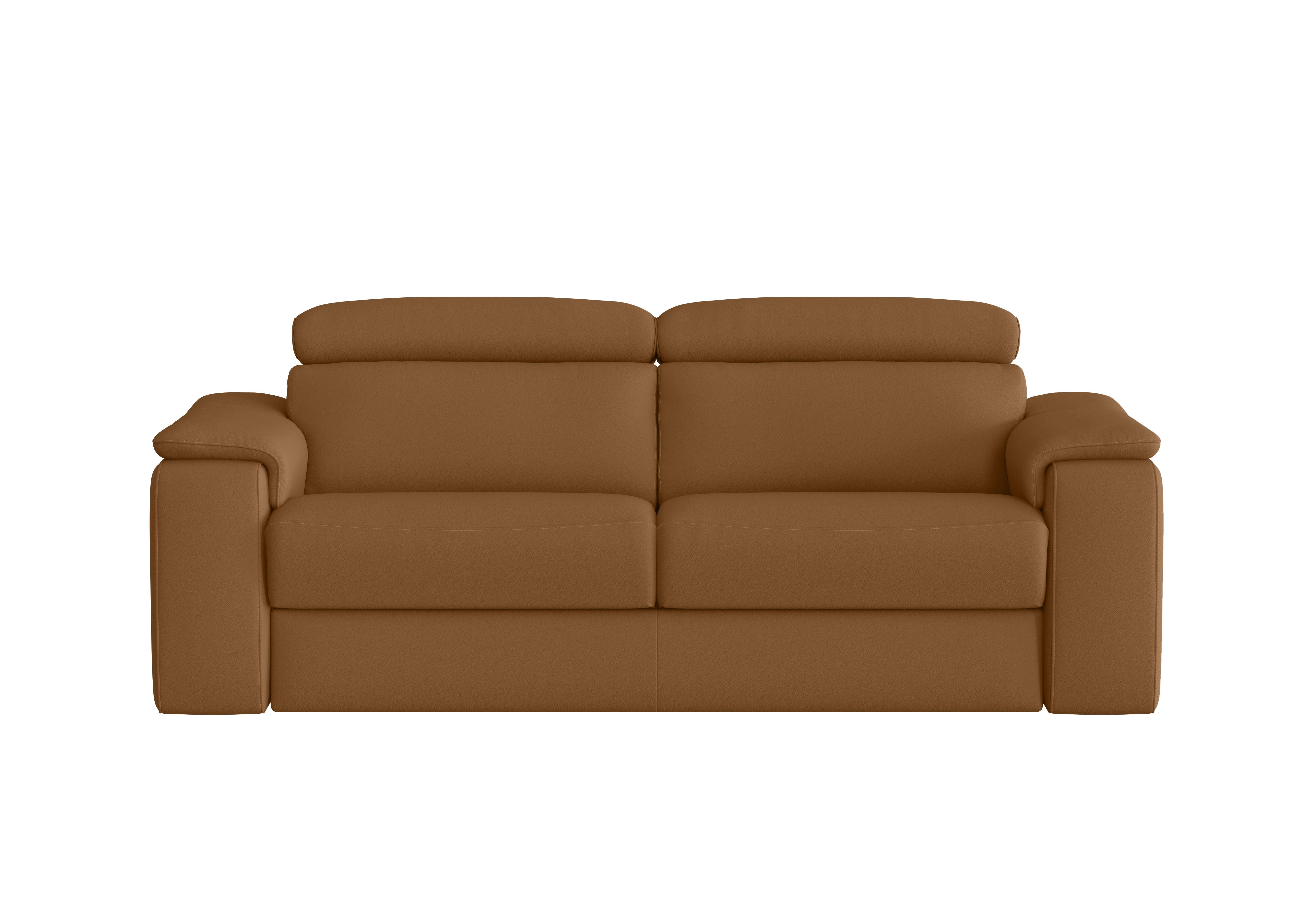 Davide 3 Seater Leather Sofa in 2151 Botero Cuoio on Furniture Village