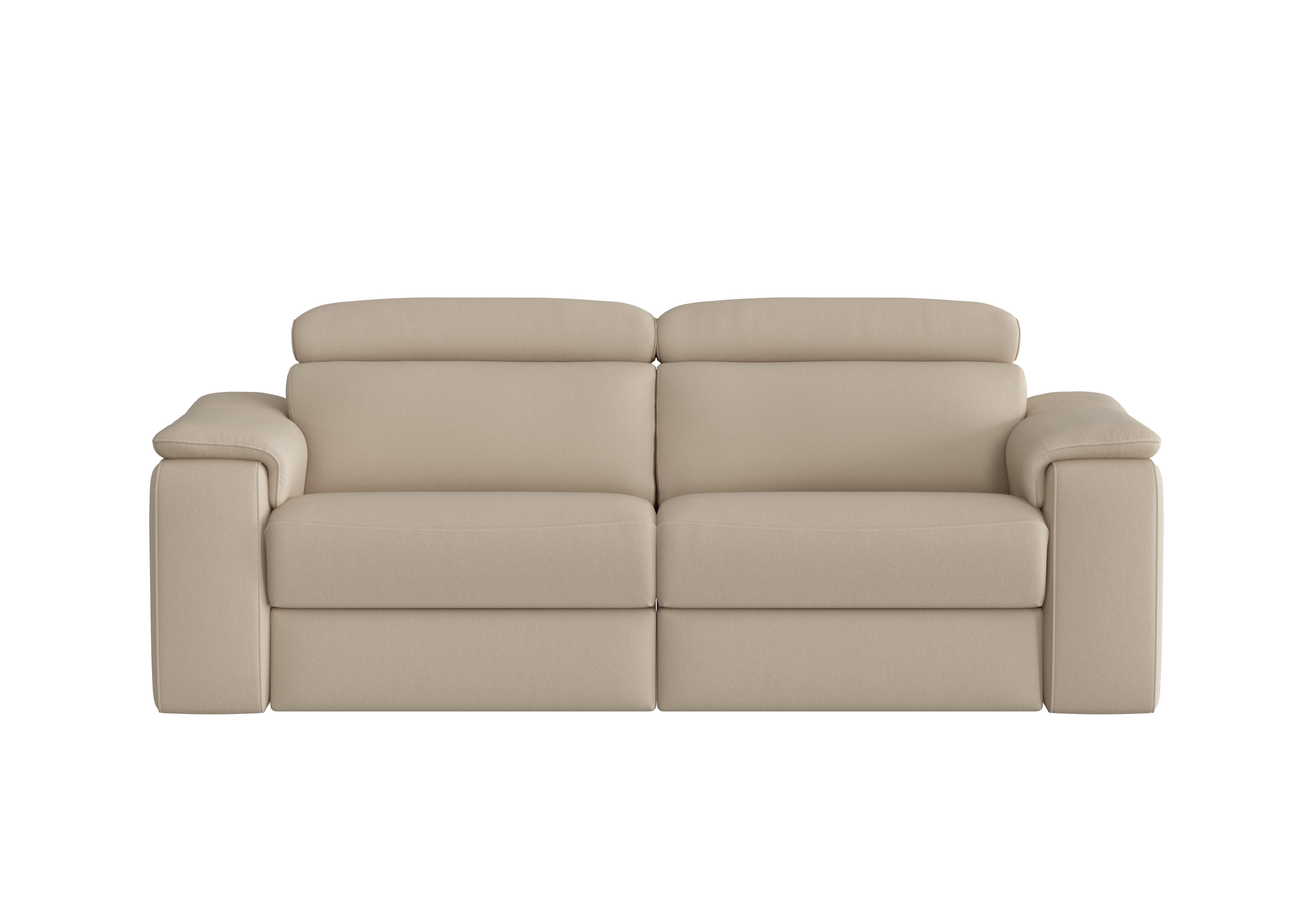 Davide 3 Seater Leather Sofa in 352 Torello Fango on Furniture Village