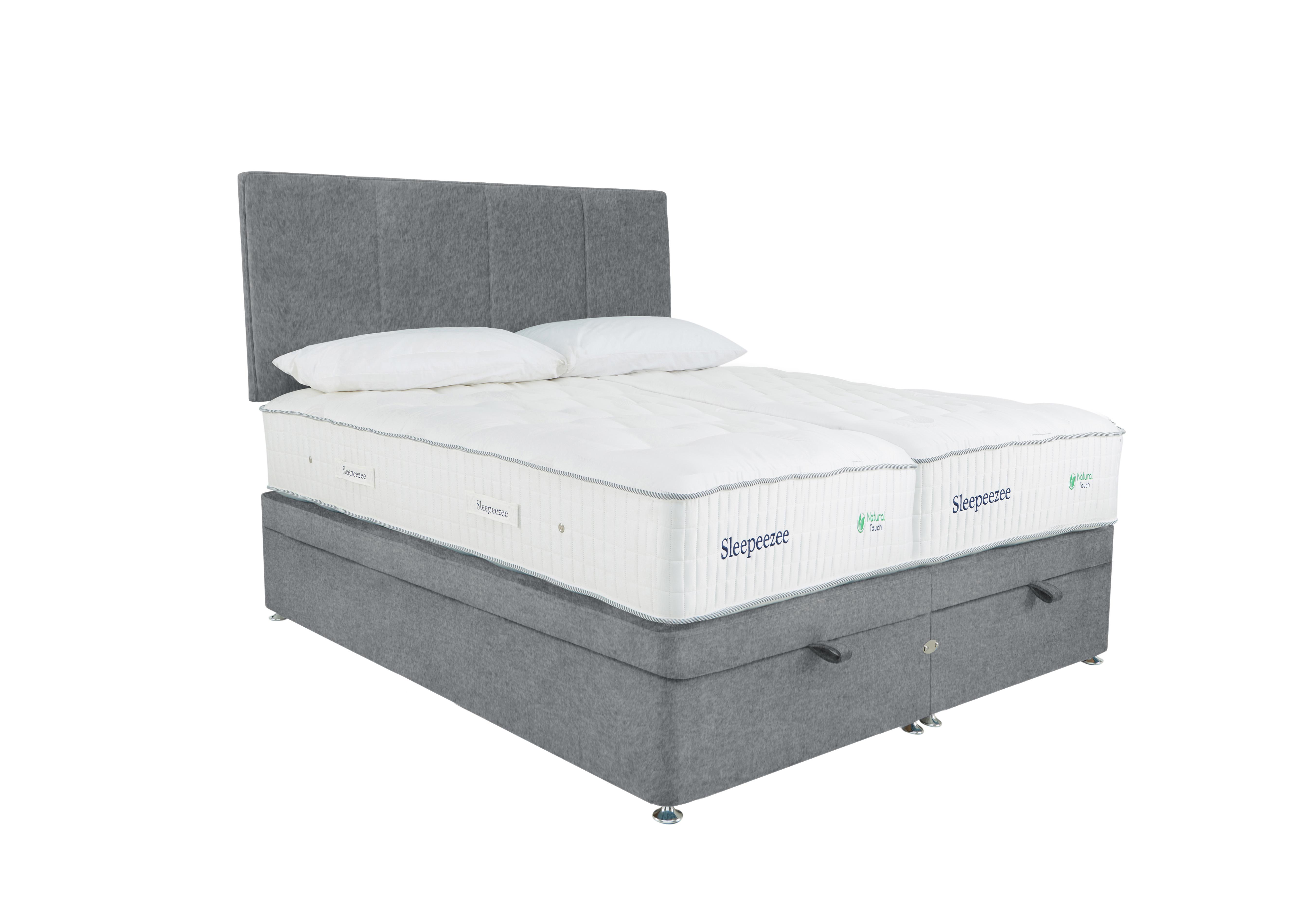Natural Touch 3000 Zip and Link End Ottoman Divan Set in Joshua Ash on Furniture Village