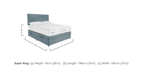Natural Touch 3000 Zip and Link Side Ottoman Divan Set in  on Furniture Village