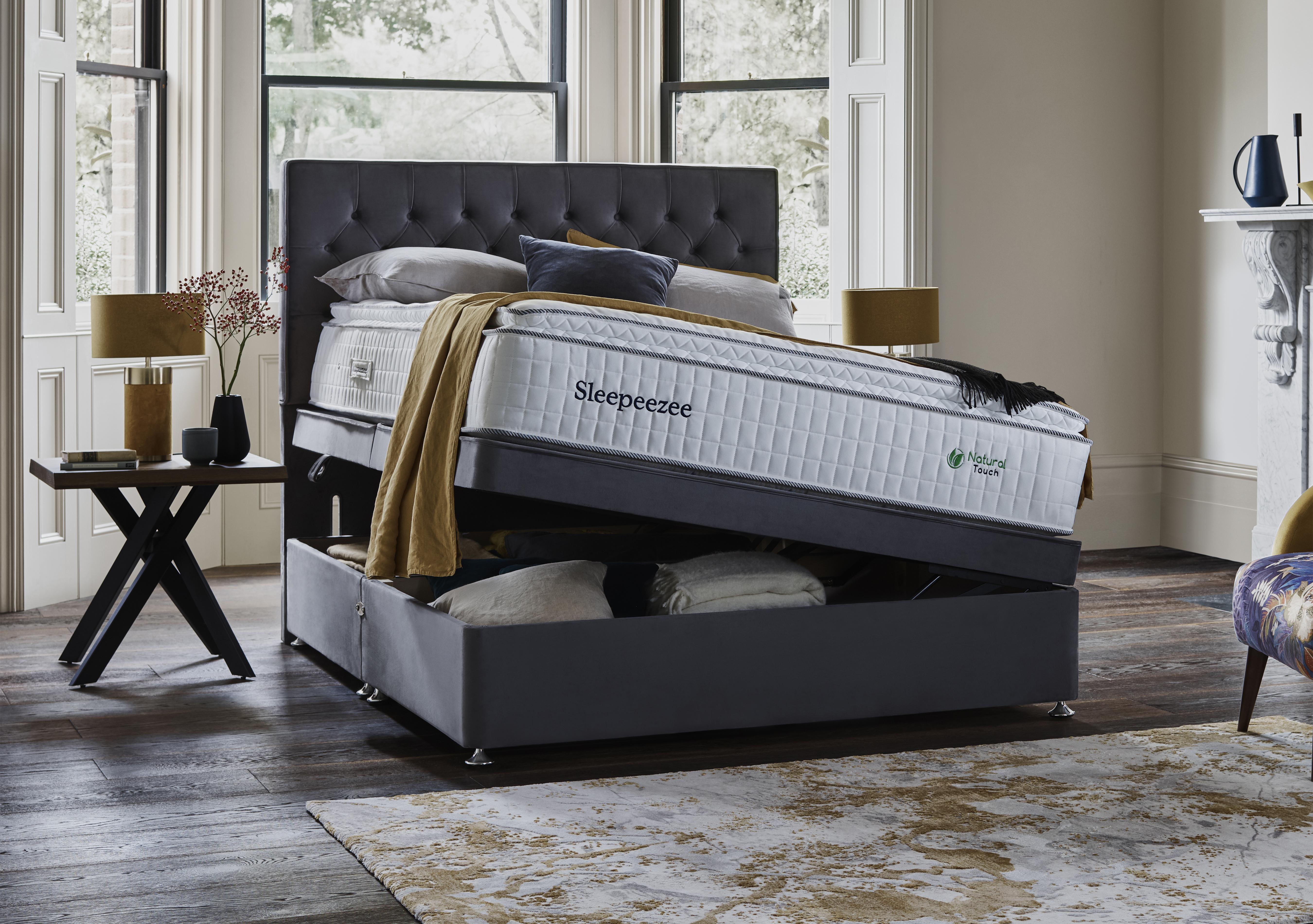 Natural Touch 3000 Pillowtop Side Ottoman Divan Set in  on Furniture Village