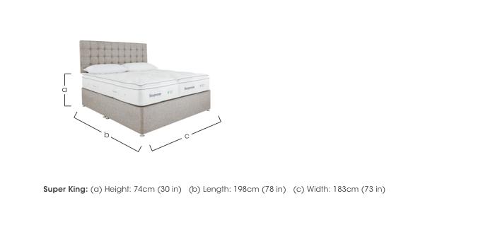 Natural Touch 3000 Pillowtop Zip and Link Divan Set in  on Furniture Village