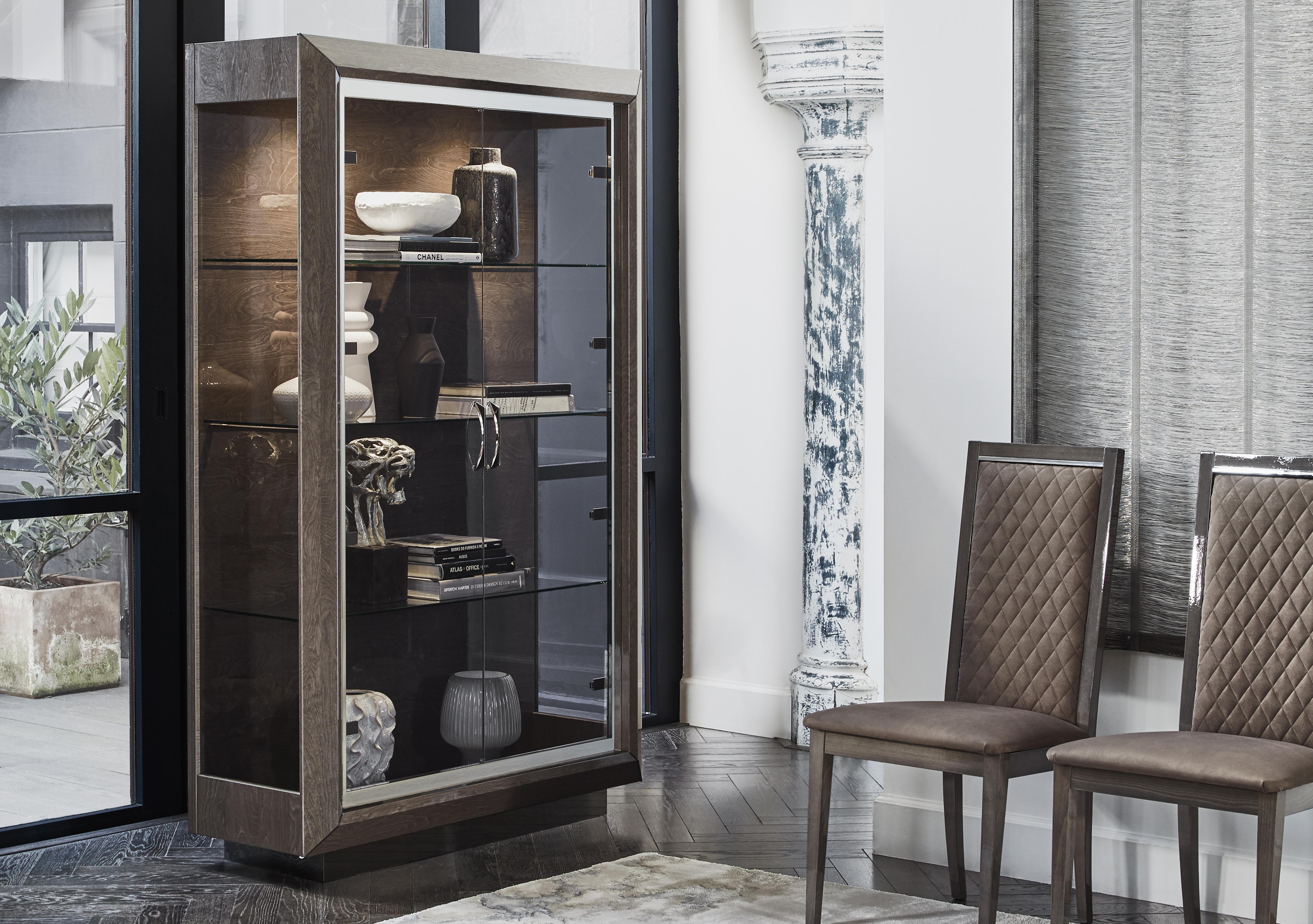 Palazzo 2 Door Curio Cabinet in  on Furniture Village