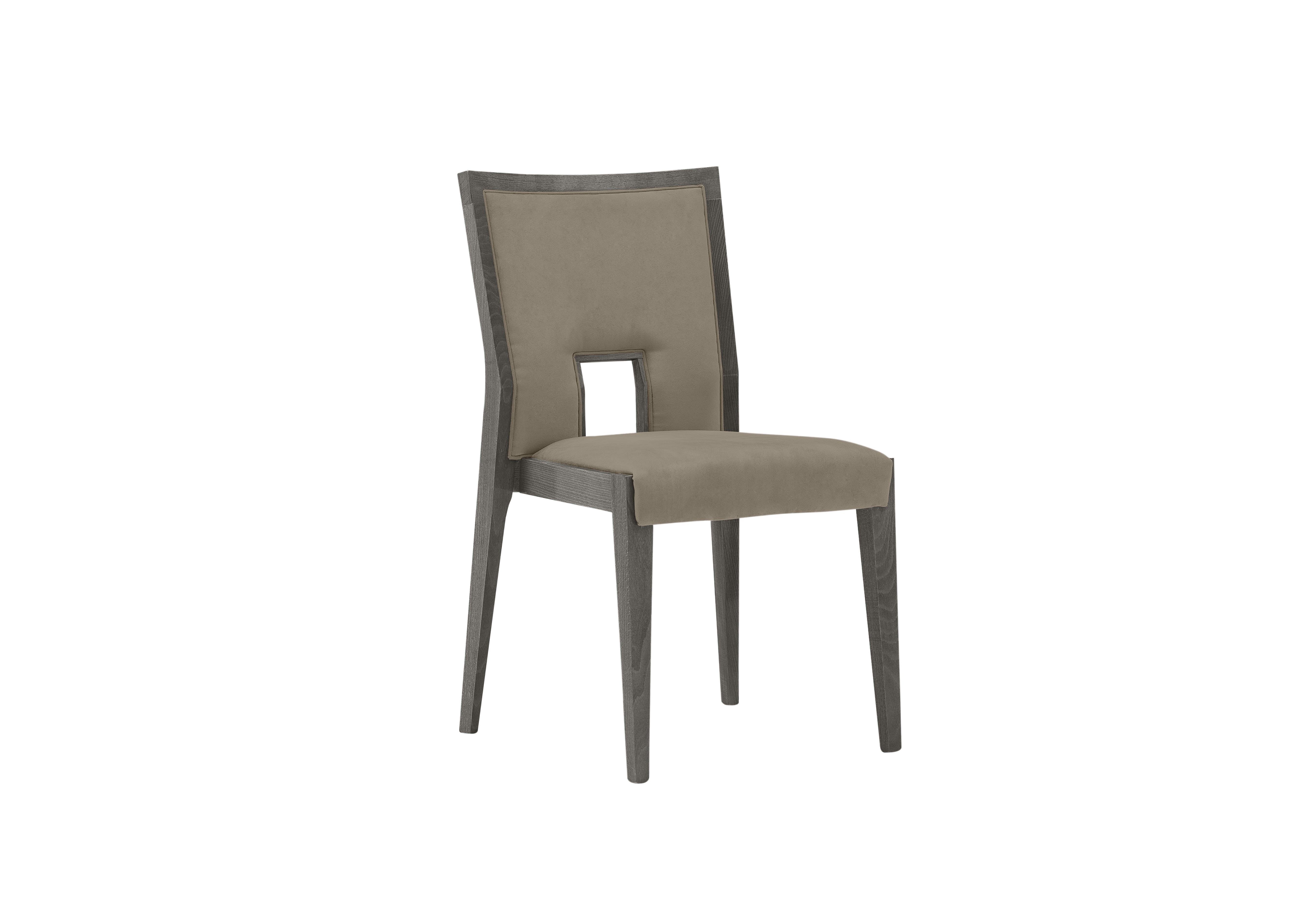 Palazzo Ambra Dining Chair in Silver Birch in Aquos 125 08 Taupe on Furniture Village