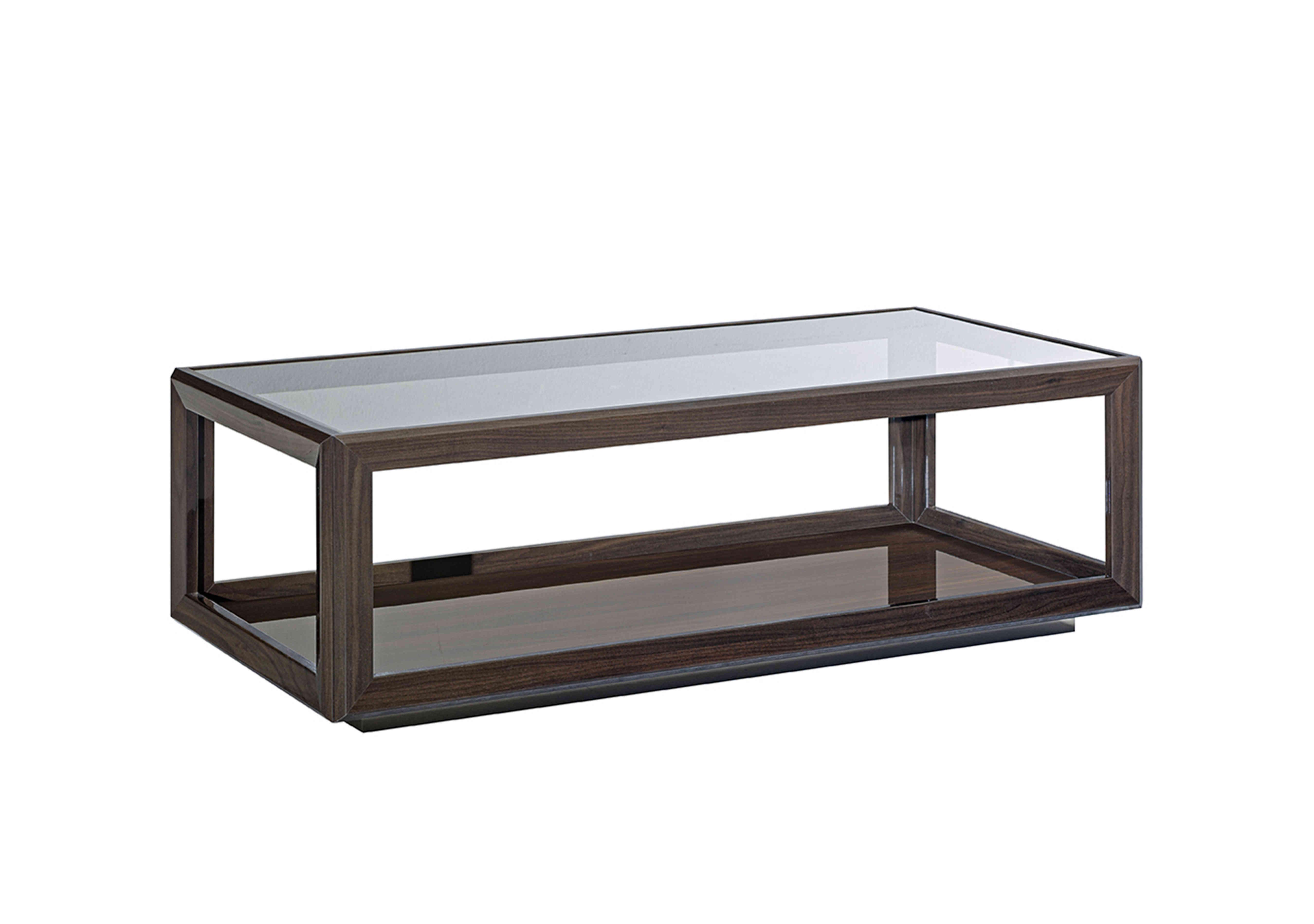 Palazzo Rectangular Coffee Table in Dark Walnut on Furniture Village