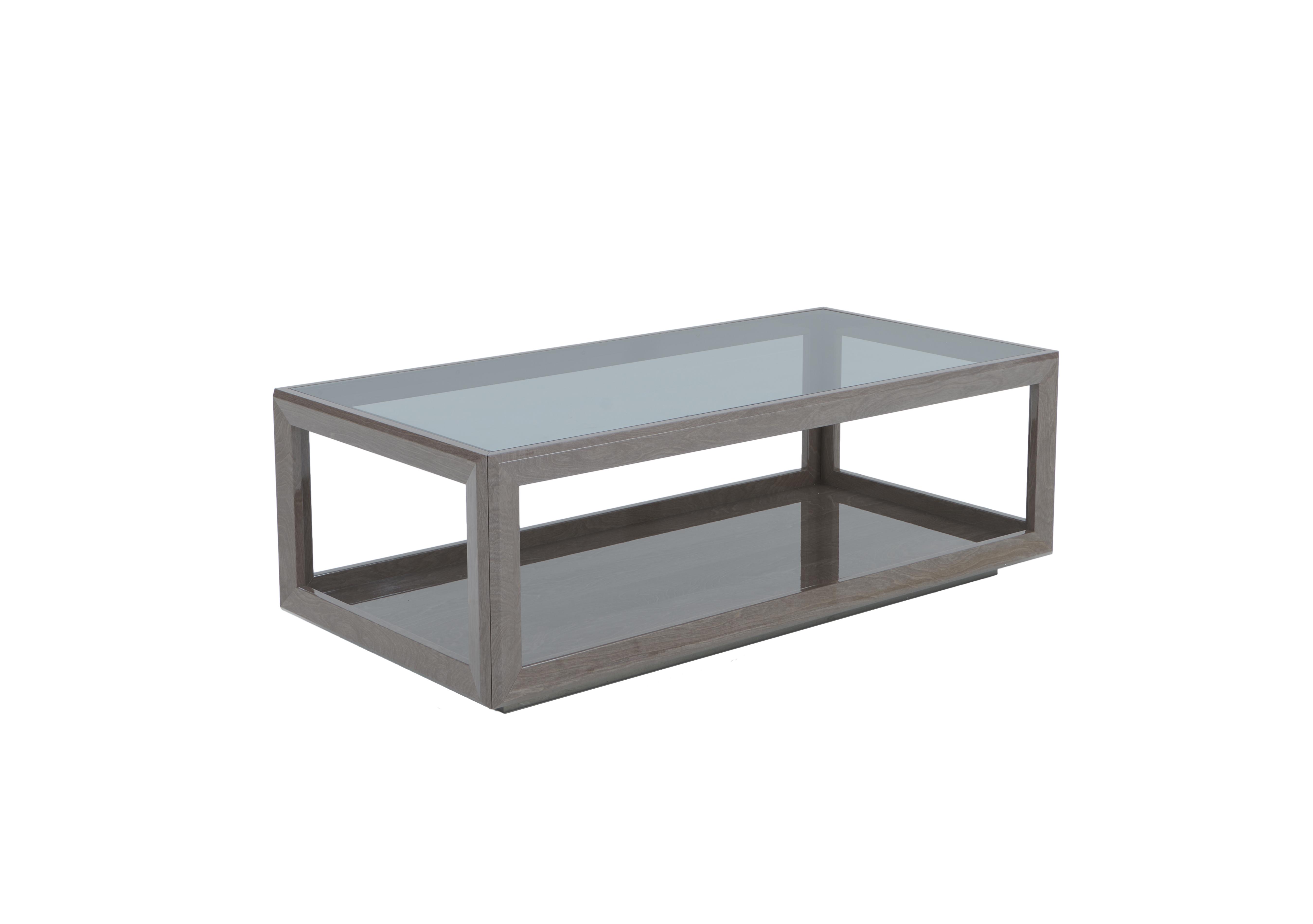 Palazzo Rectangular Coffee Table in Silver Birch on Furniture Village