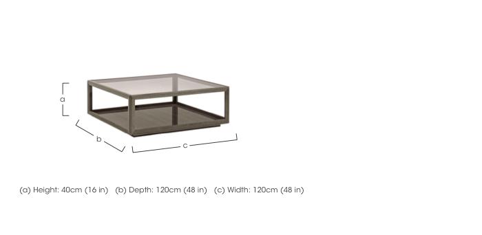Palazzo Square Coffee Table in  on Furniture Village