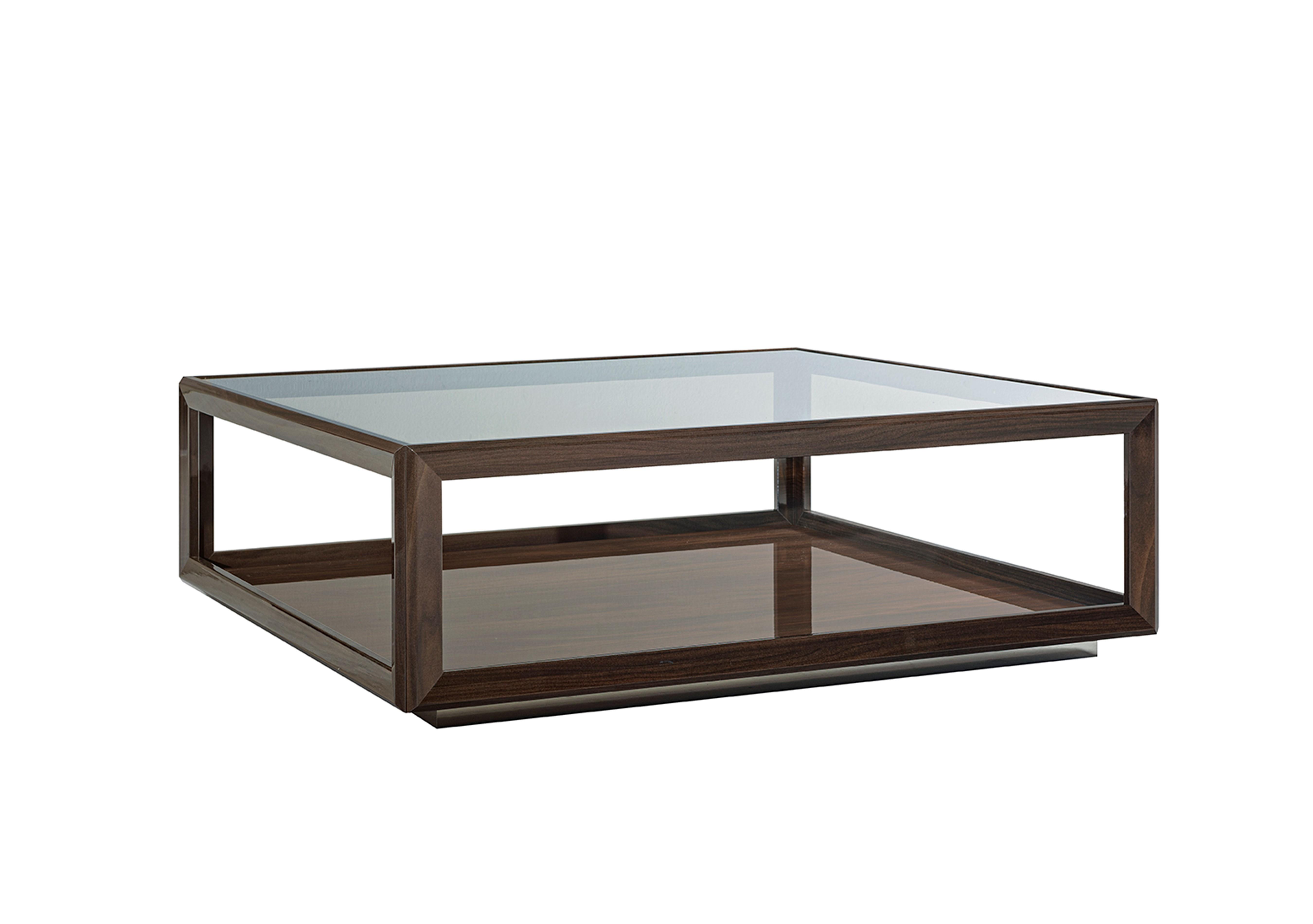 Palazzo Square Coffee Table in Dark Walnut on Furniture Village