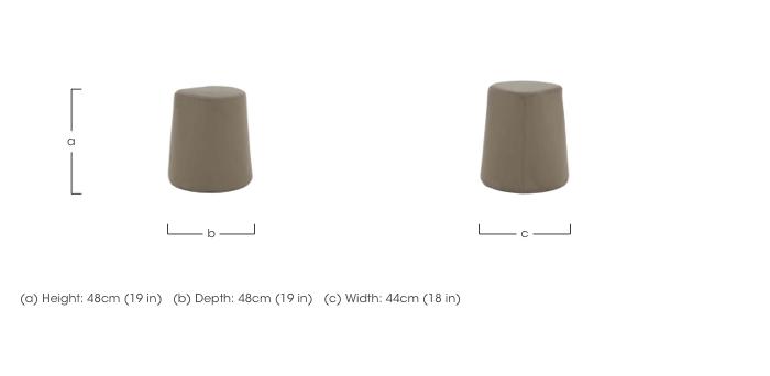 Palazzo Stool in  on Furniture Village