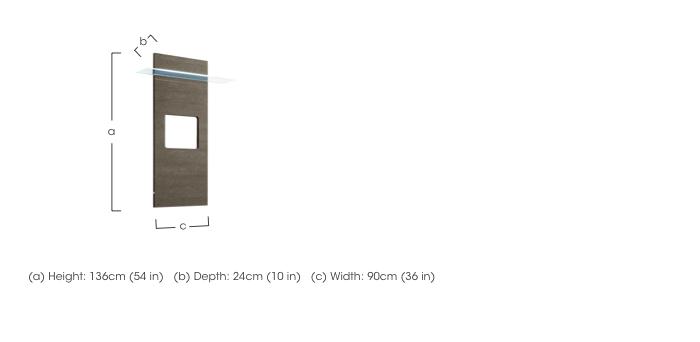 Palazzo TV Wall Panel in  on Furniture Village