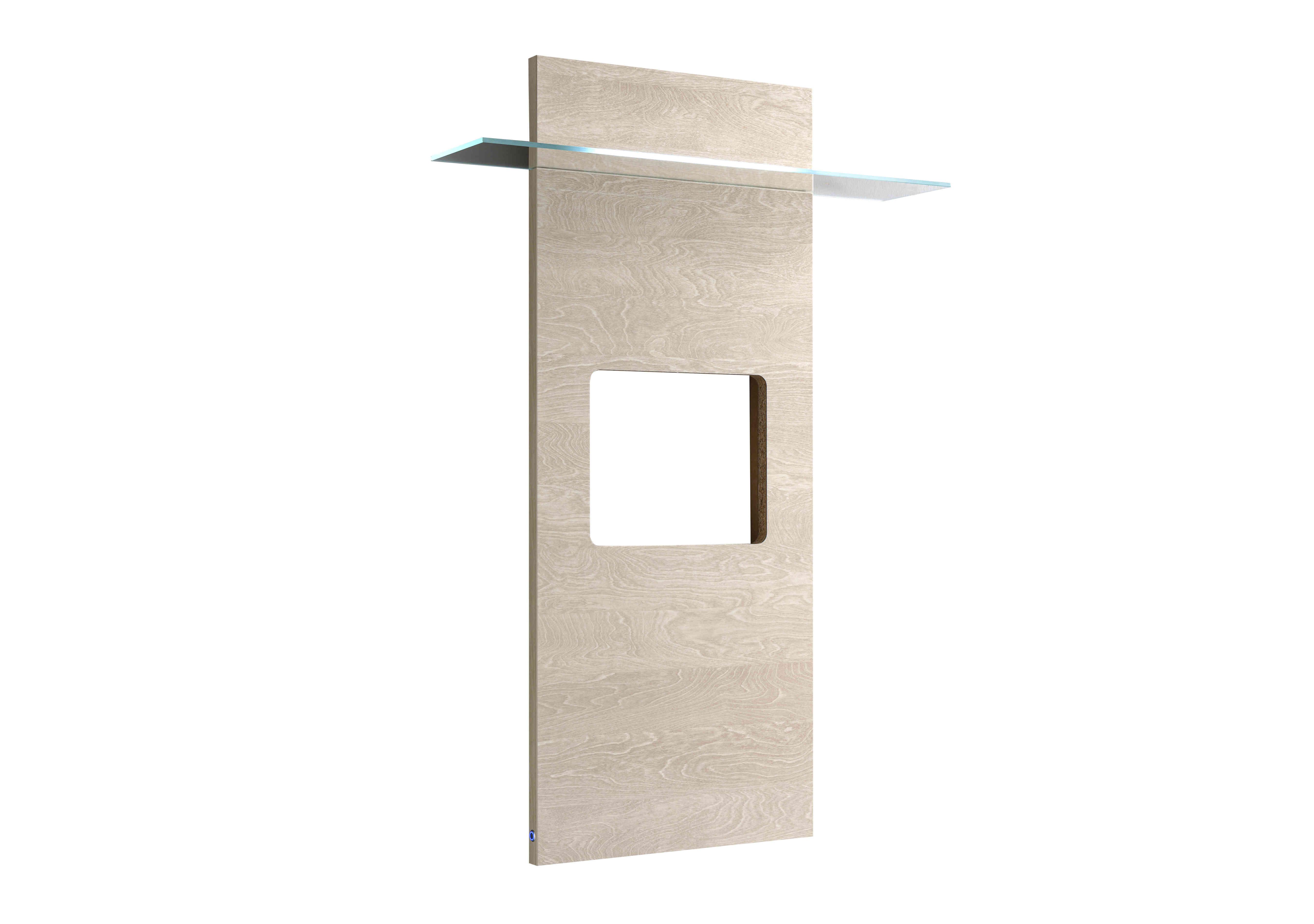 Palazzo TV Wall Panel in Sand Birch on Furniture Village