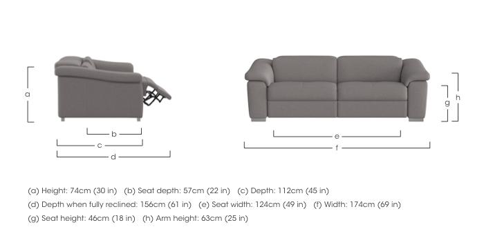 Galileo Fabric 2 Seater Sofa in  on Furniture Village