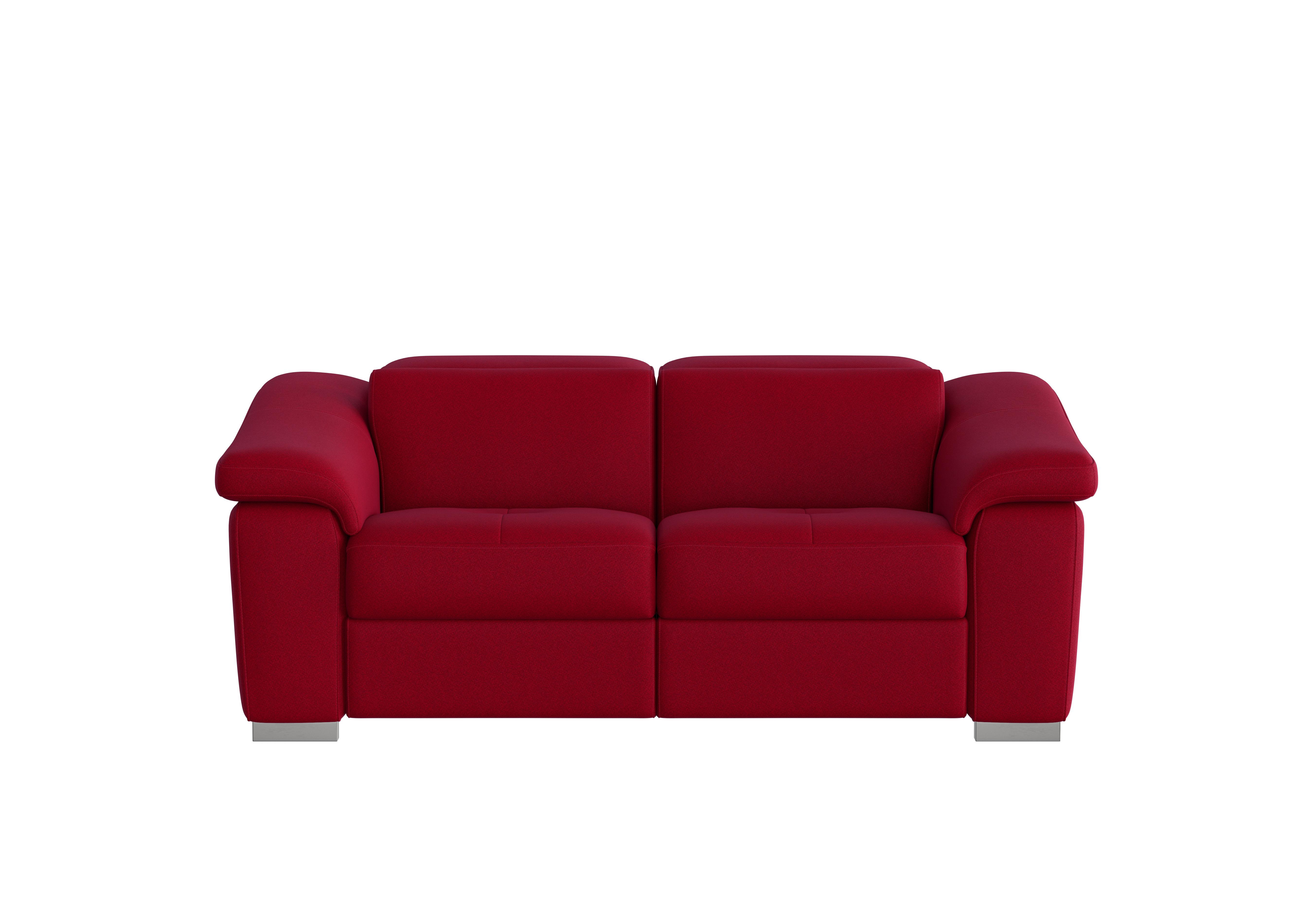 Galileo 2 Seater Fabric Sofa in Coupe Rosso 305 Ch on Furniture Village