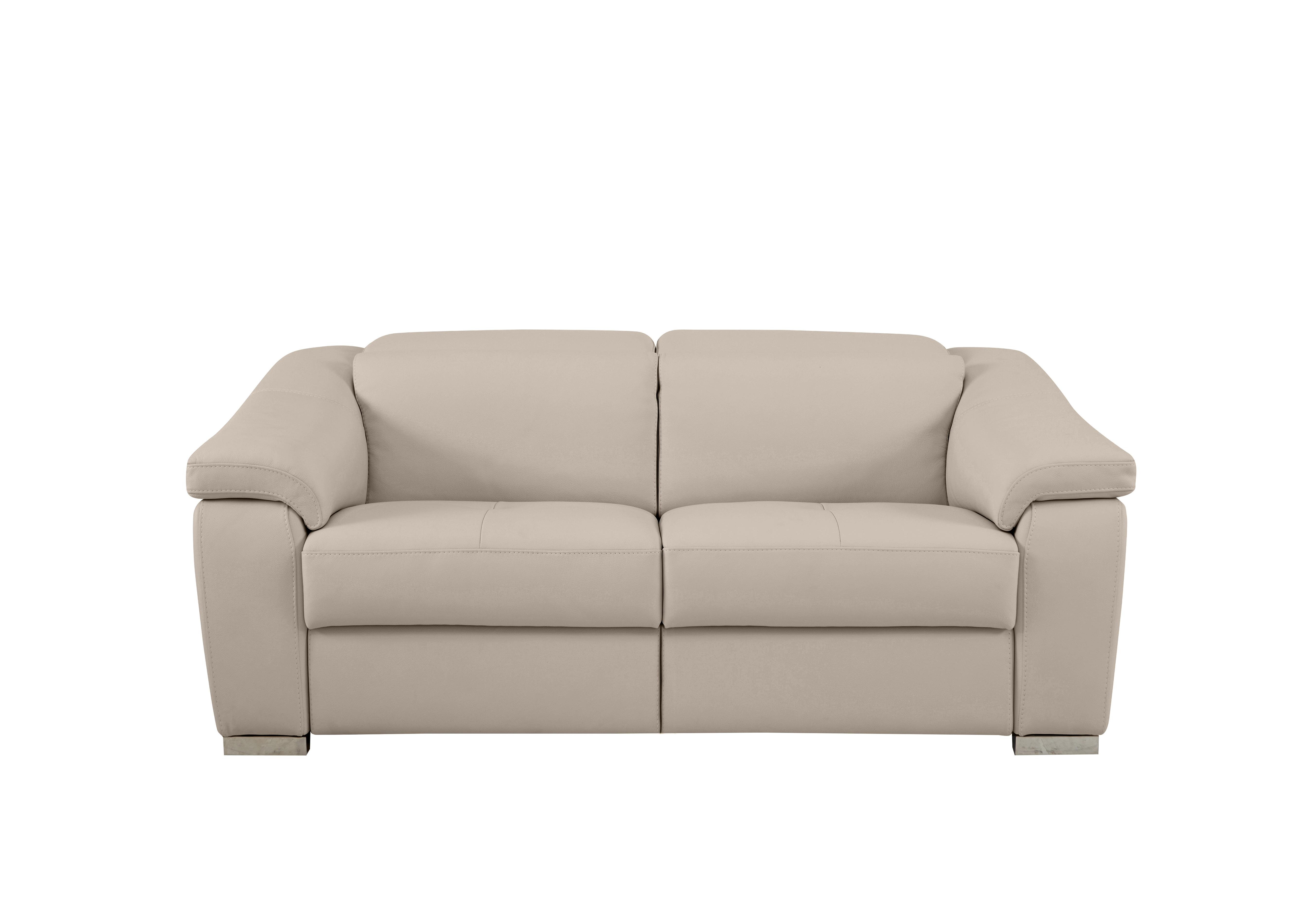 Galileo 2 Seater Leather Sofa in Botero Crema 2156 Ch on Furniture Village