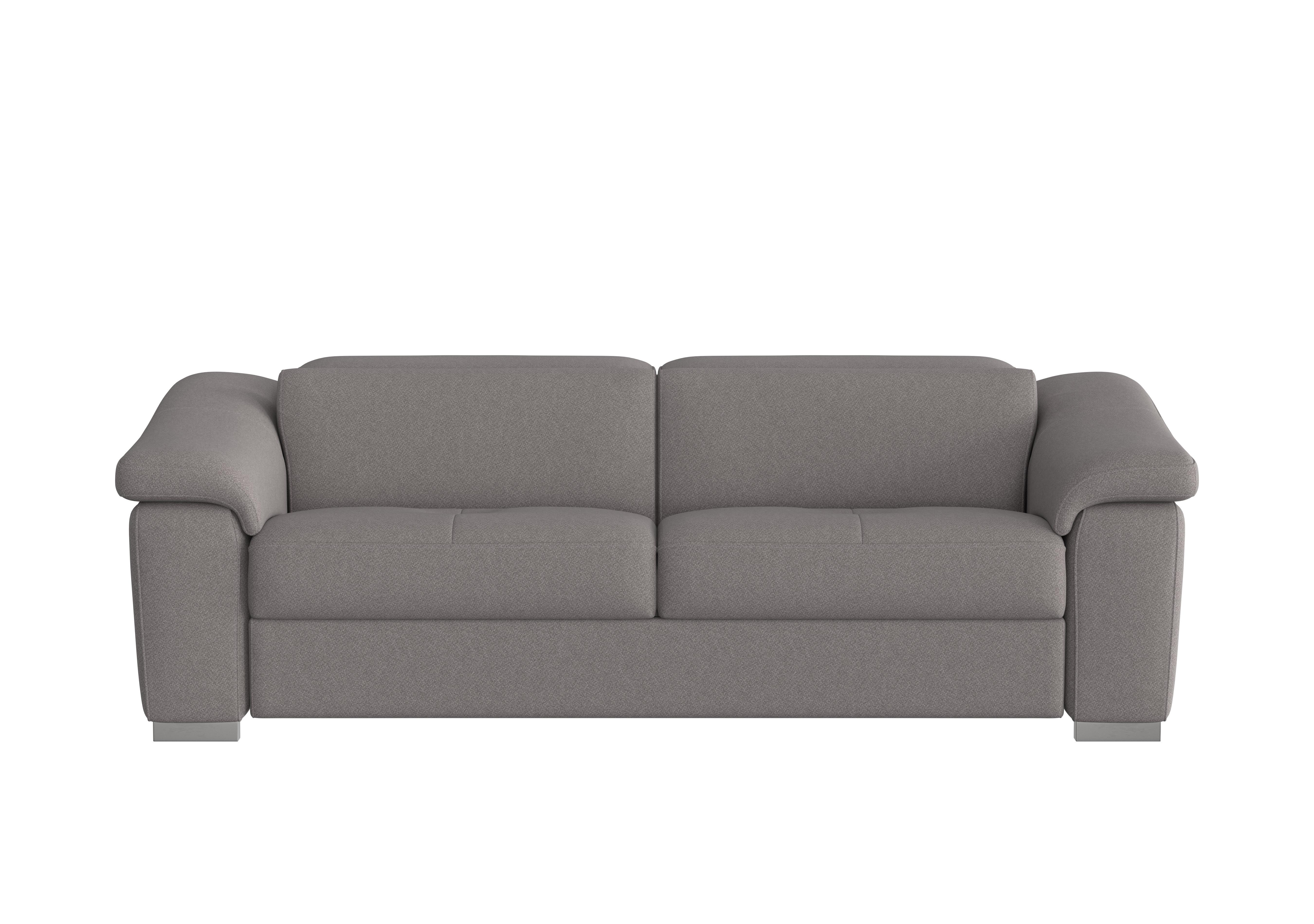 Galileo 3 Seater Fabric Sofa in Coupe Grigio Topo 609 Ch on Furniture Village