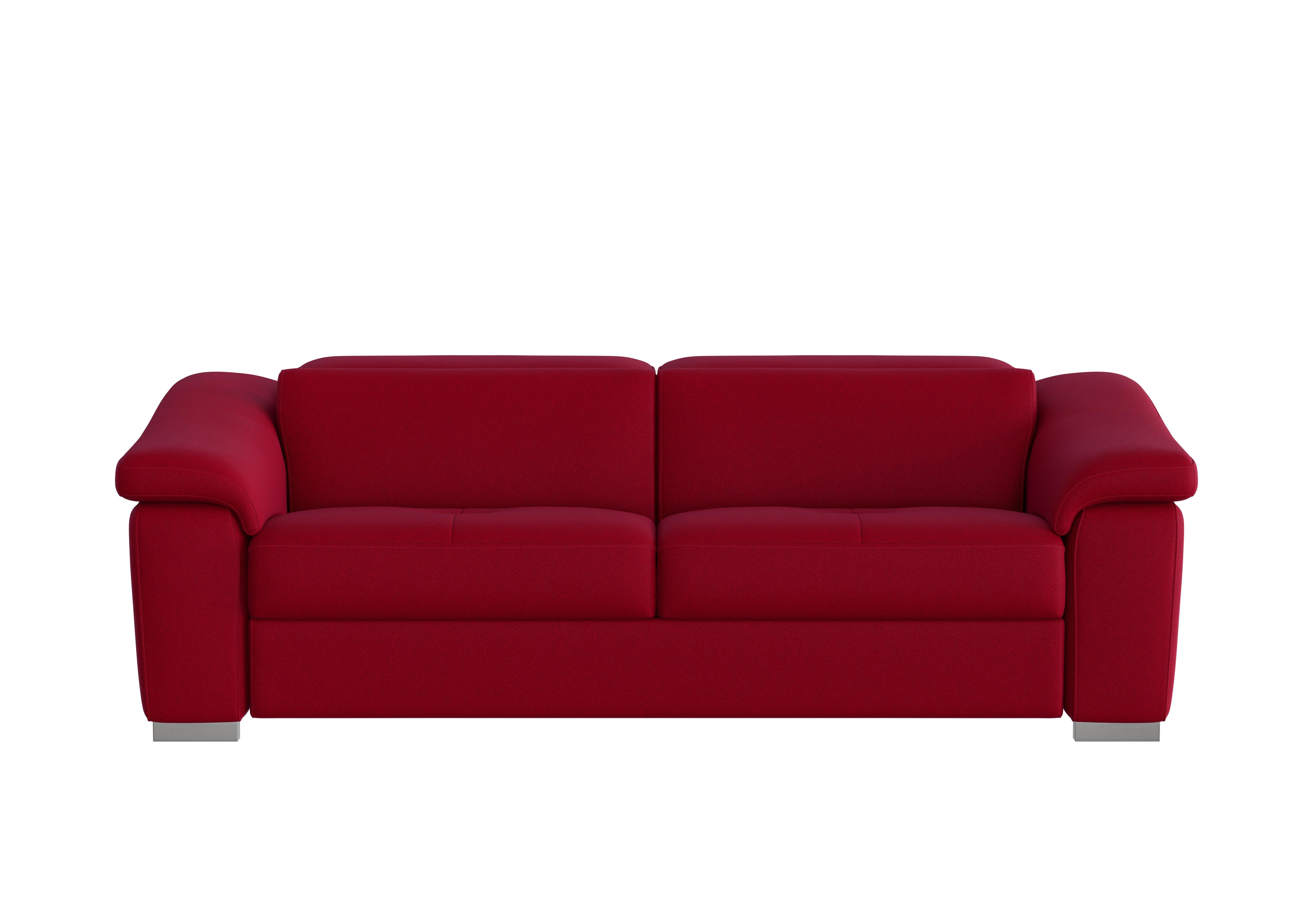 Galileo 3 Seater Fabric Sofa in Coupe Rosso 305 Ch on Furniture Village
