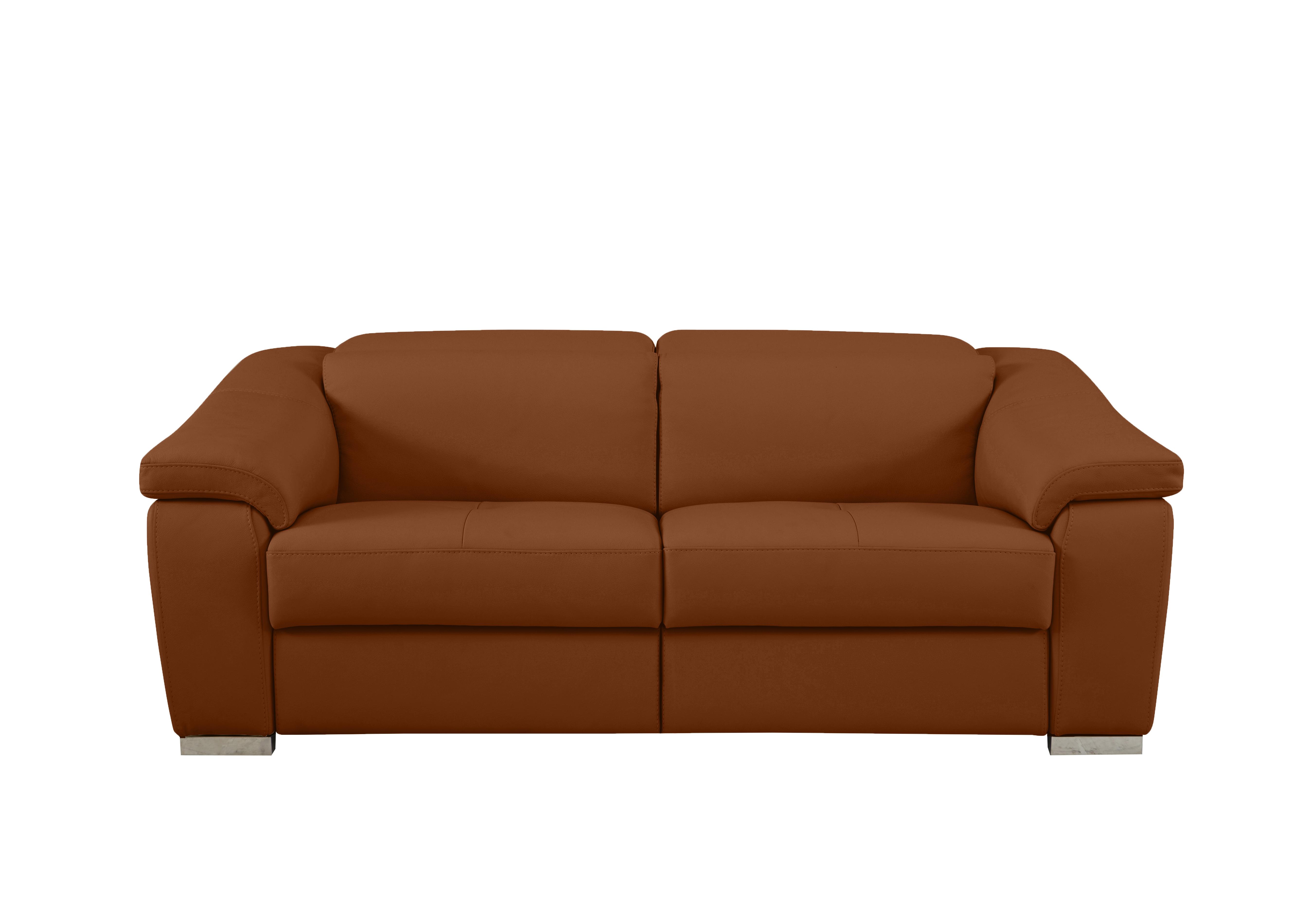 Galileo 3 Seater Leather Sofa in Botero Cuoio 2151 Ch on Furniture Village
