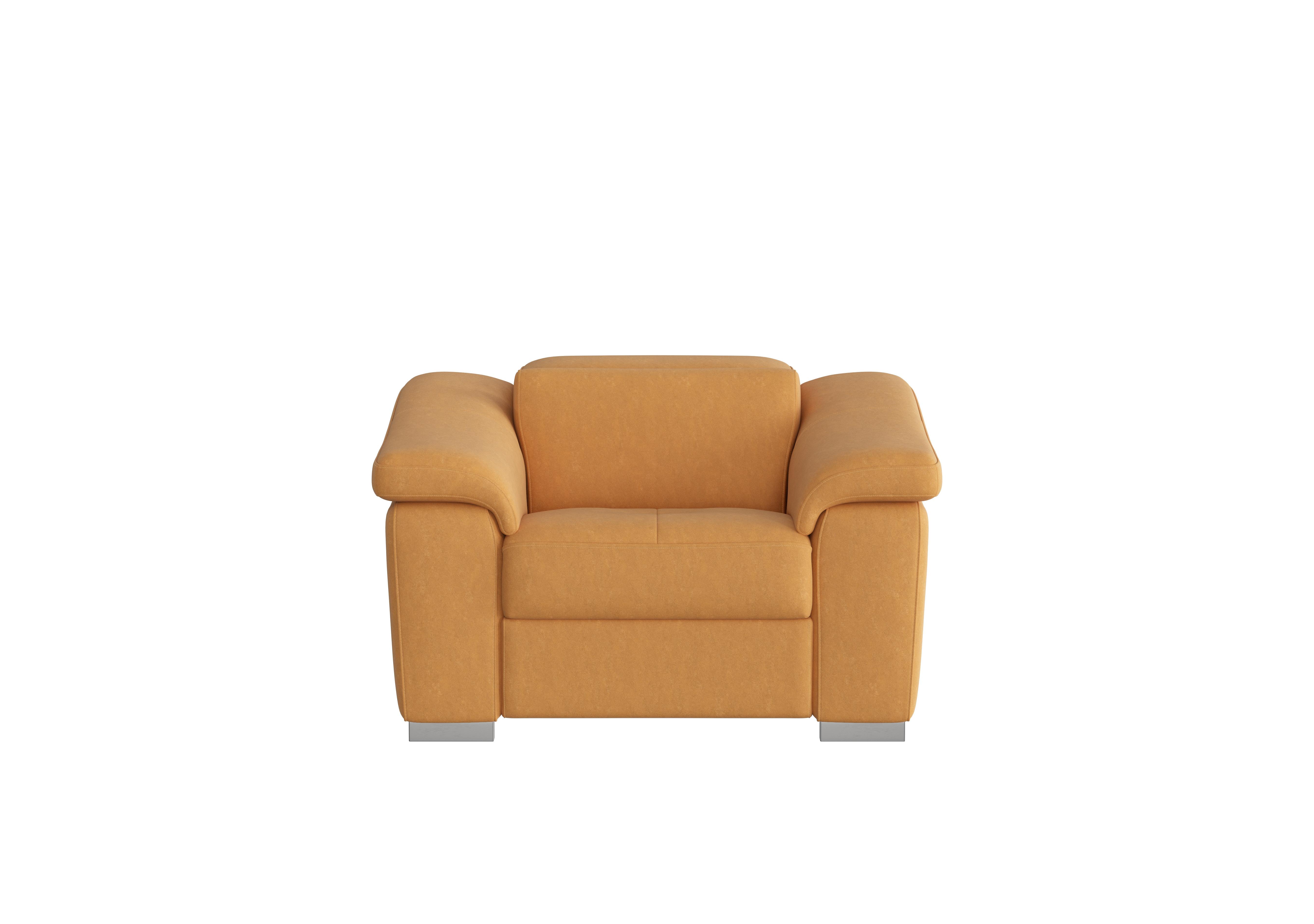 Galileo Fabric Armchair in Flambe Ocre Ch on Furniture Village