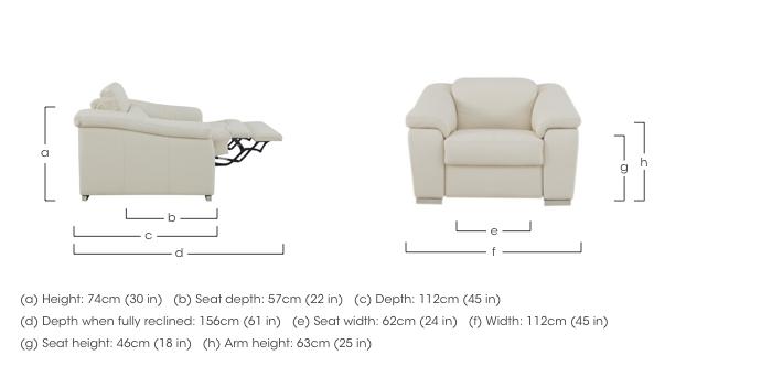 Galileo Leather Chair in  on Furniture Village