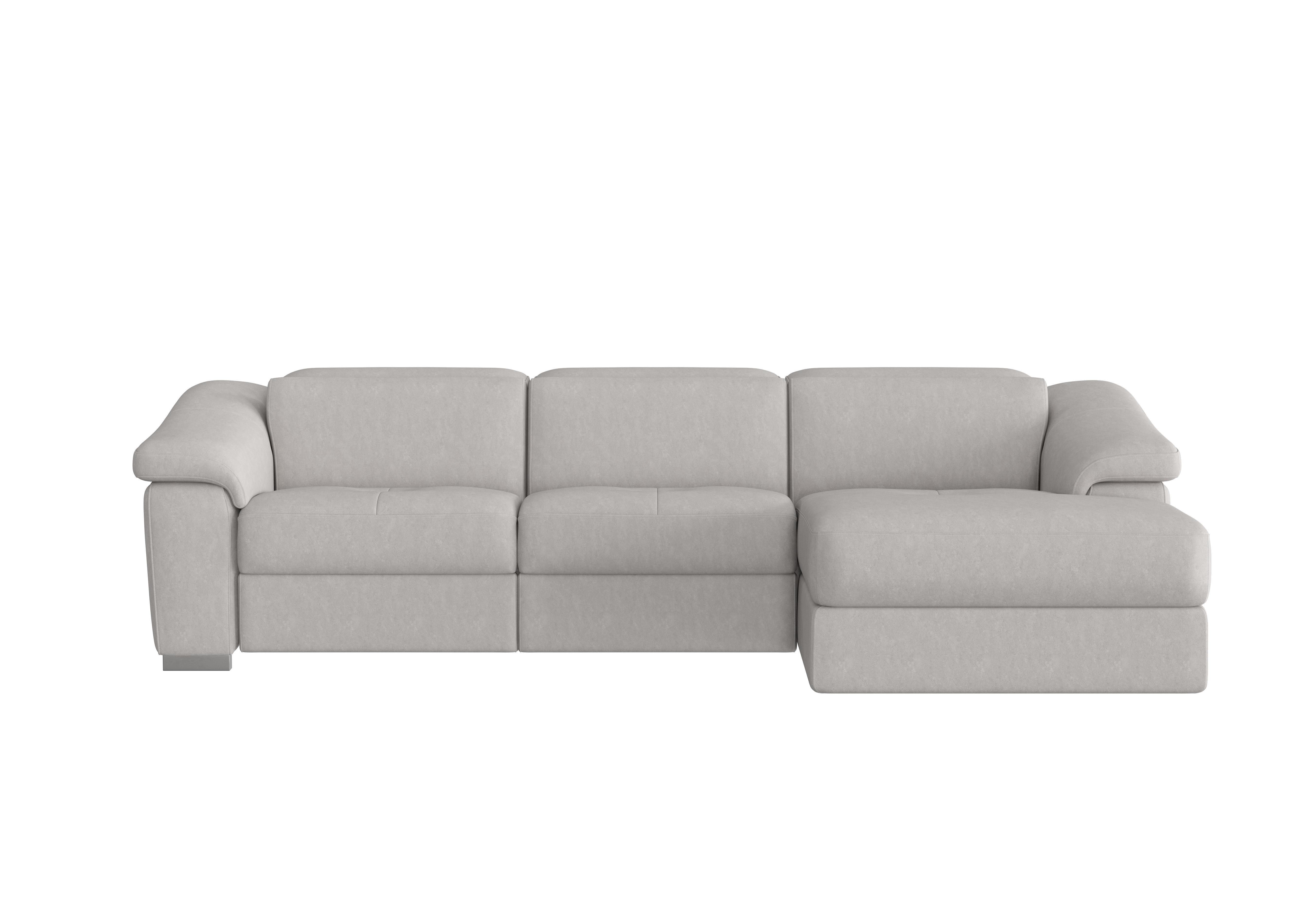 Galileo Fabric Chaise End Sofa in Flambe Ghiaccio Ch on Furniture Village