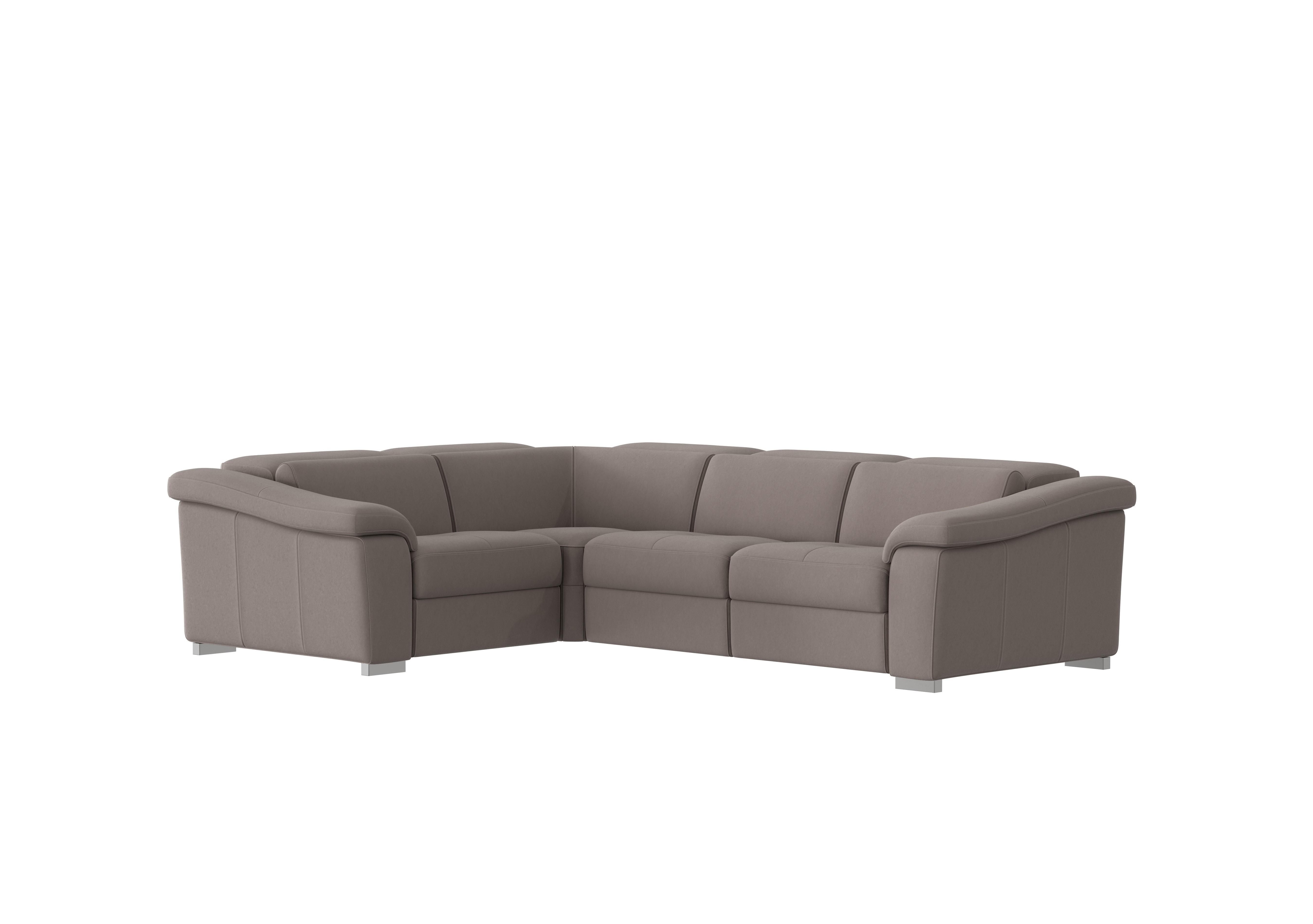 Galileo Fabric Corner Sofa in Flambe Tortora Ch on Furniture Village