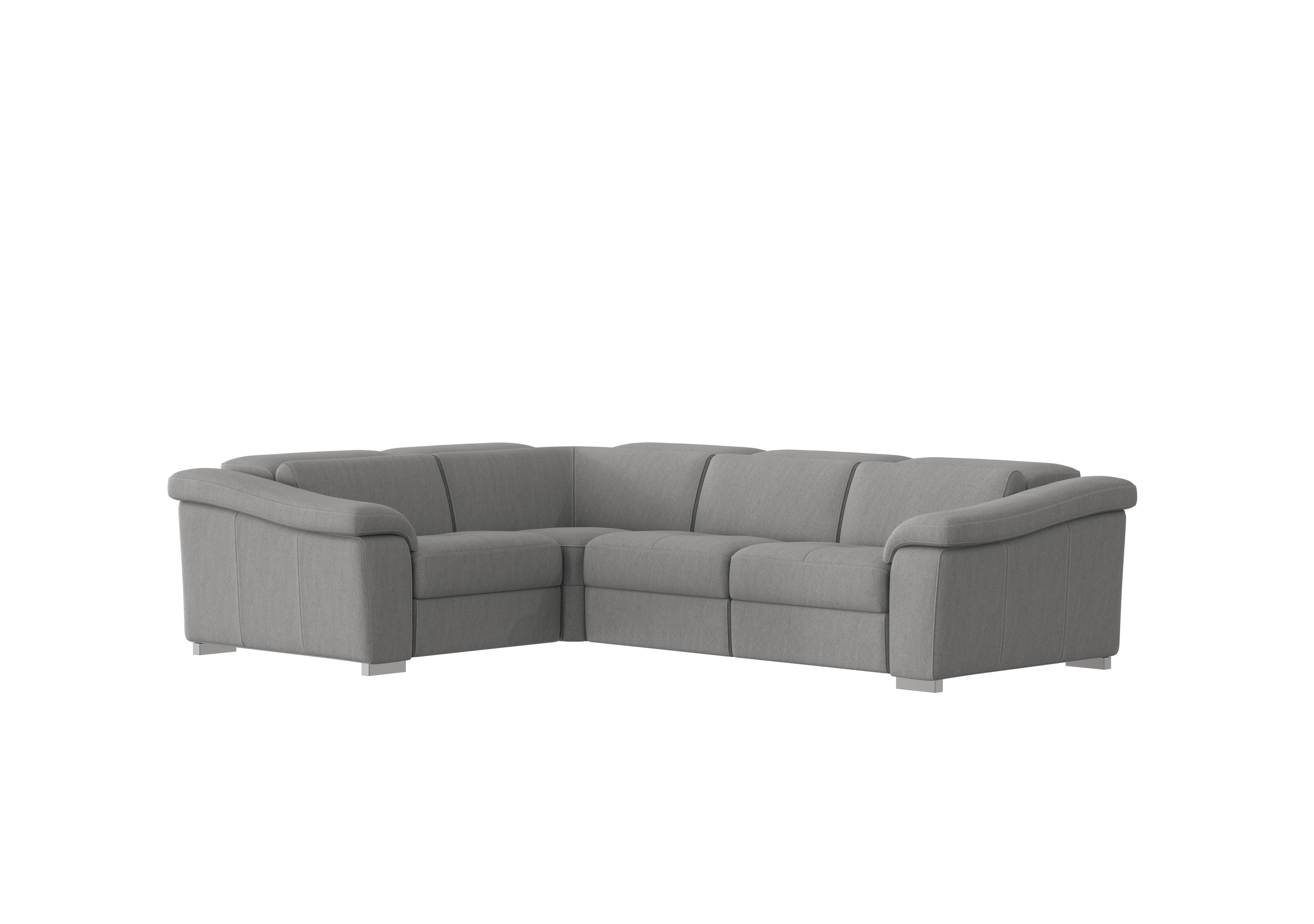 Galileo Fabric Corner Sofa in Fuente Ash Ch on Furniture Village