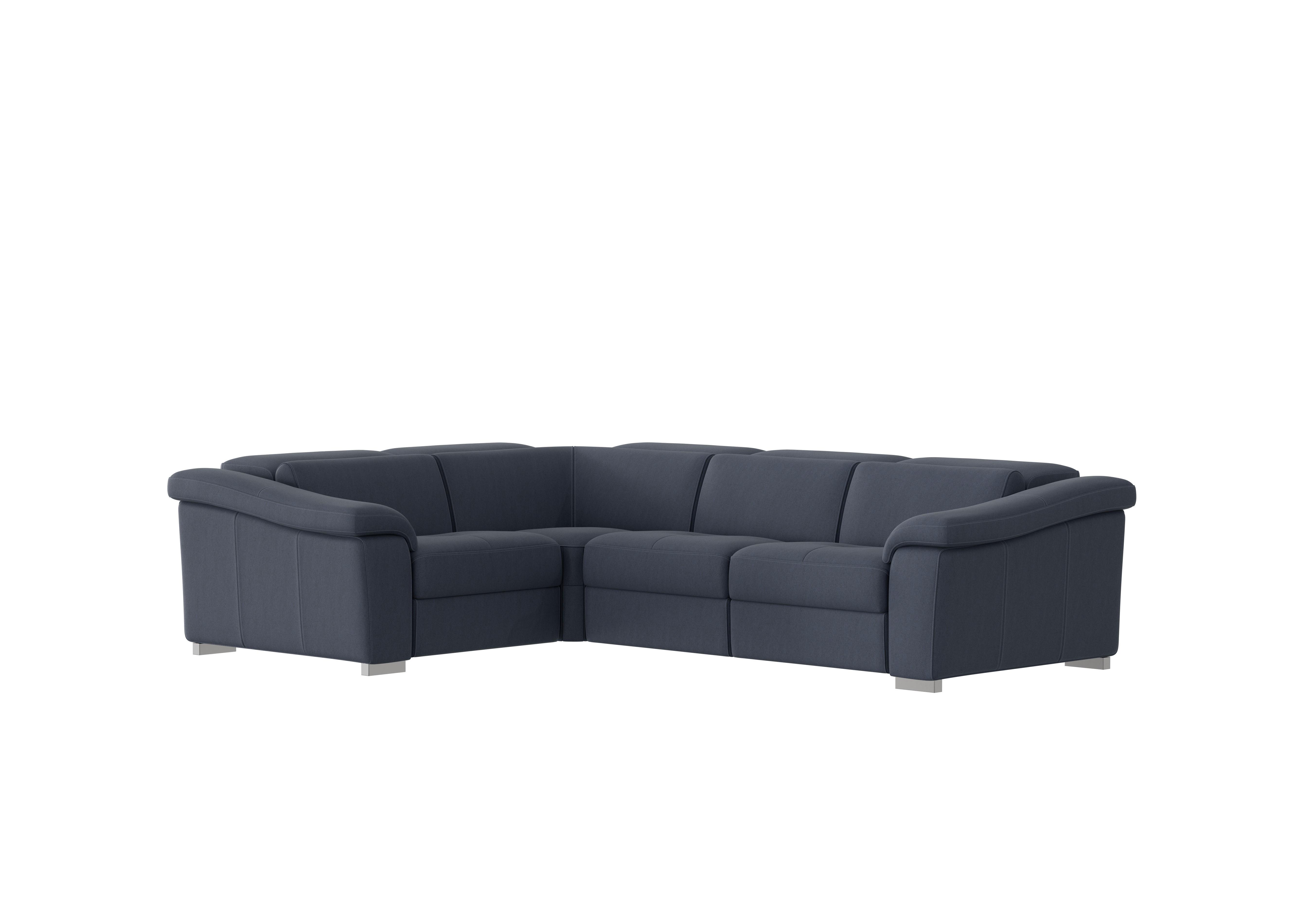 Galileo Fabric Corner Sofa in Fuente Ocean Ch on Furniture Village