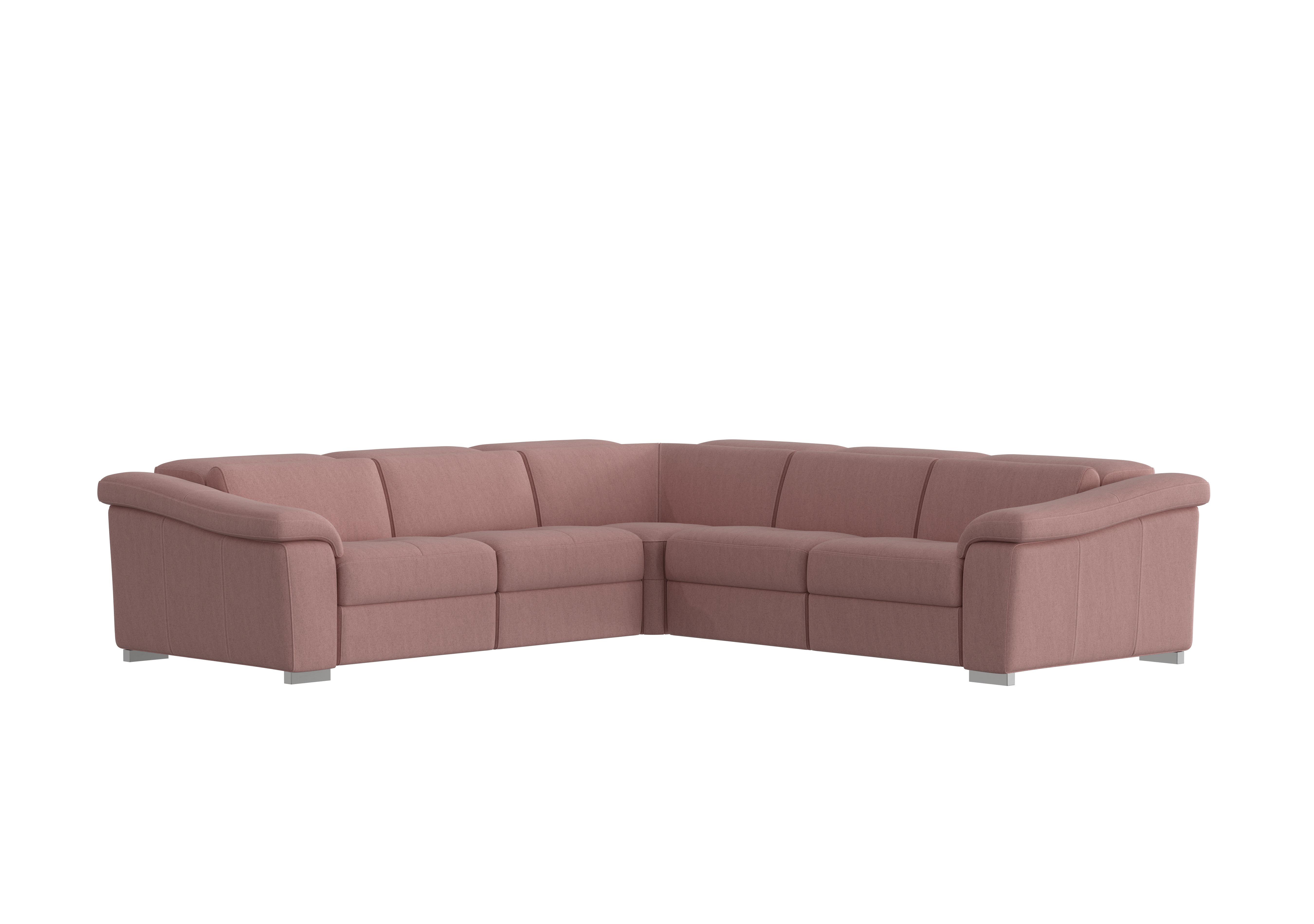 Galileo Fabric Large Corner Sofa in Fuente Coral Ch on Furniture Village
