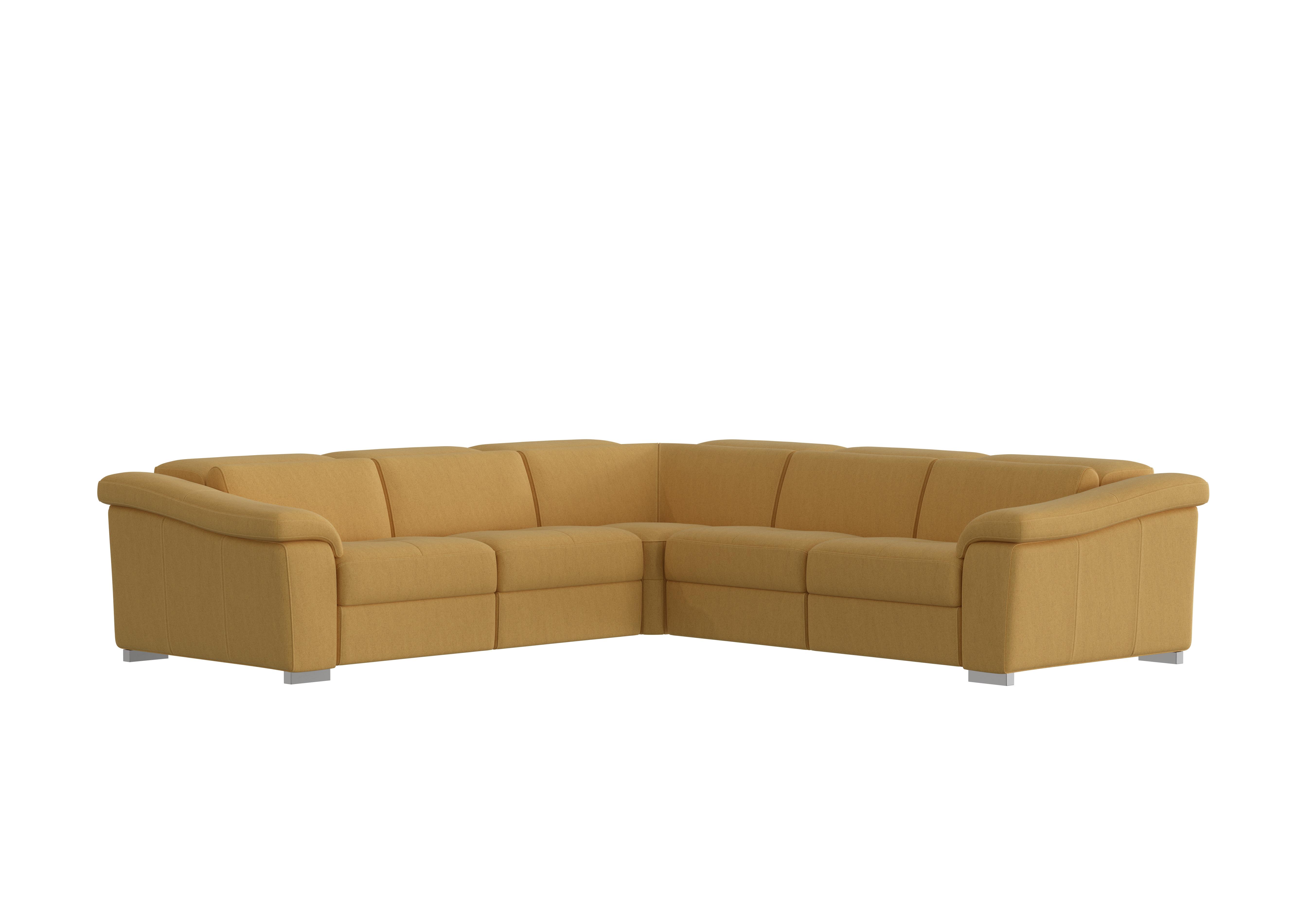 Galileo Fabric Large Corner Sofa in Fuente Mostaza Ch on Furniture Village