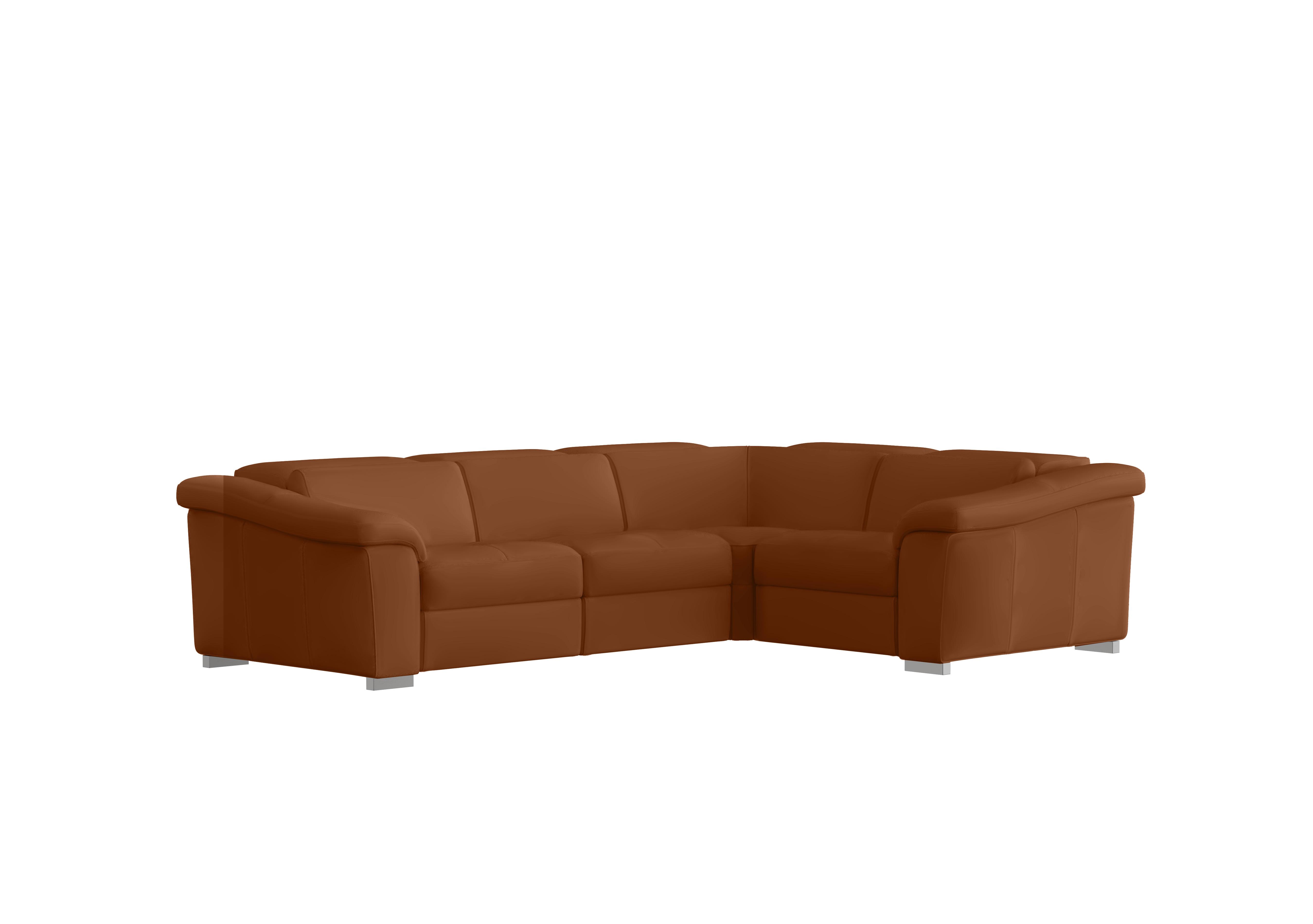 Galileo Leather Corner Sofa in Botero Cuoio 2151 Ch on Furniture Village