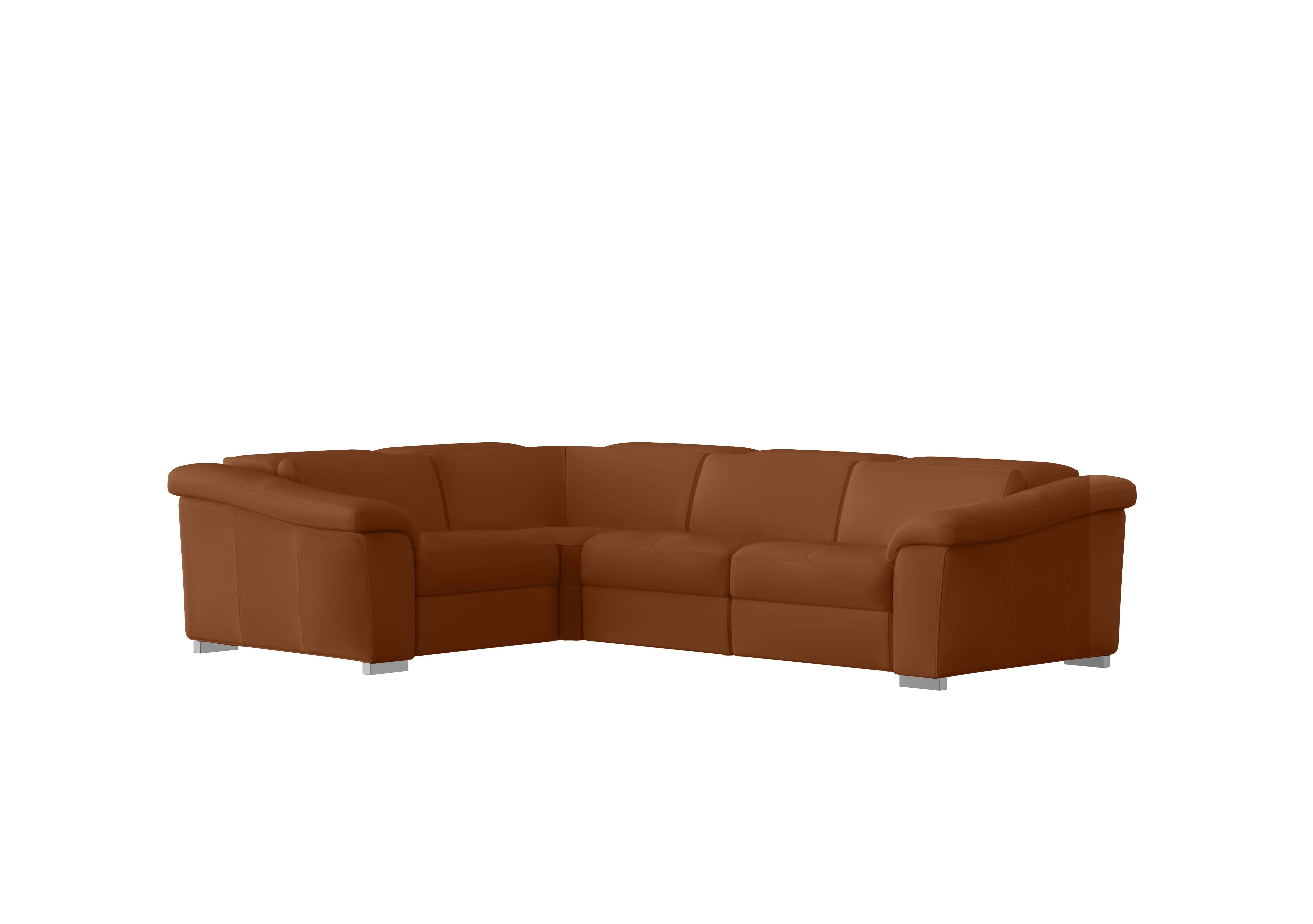Galileo Leather Corner Sofa in Botero Cuoio 2151 Ch on Furniture Village