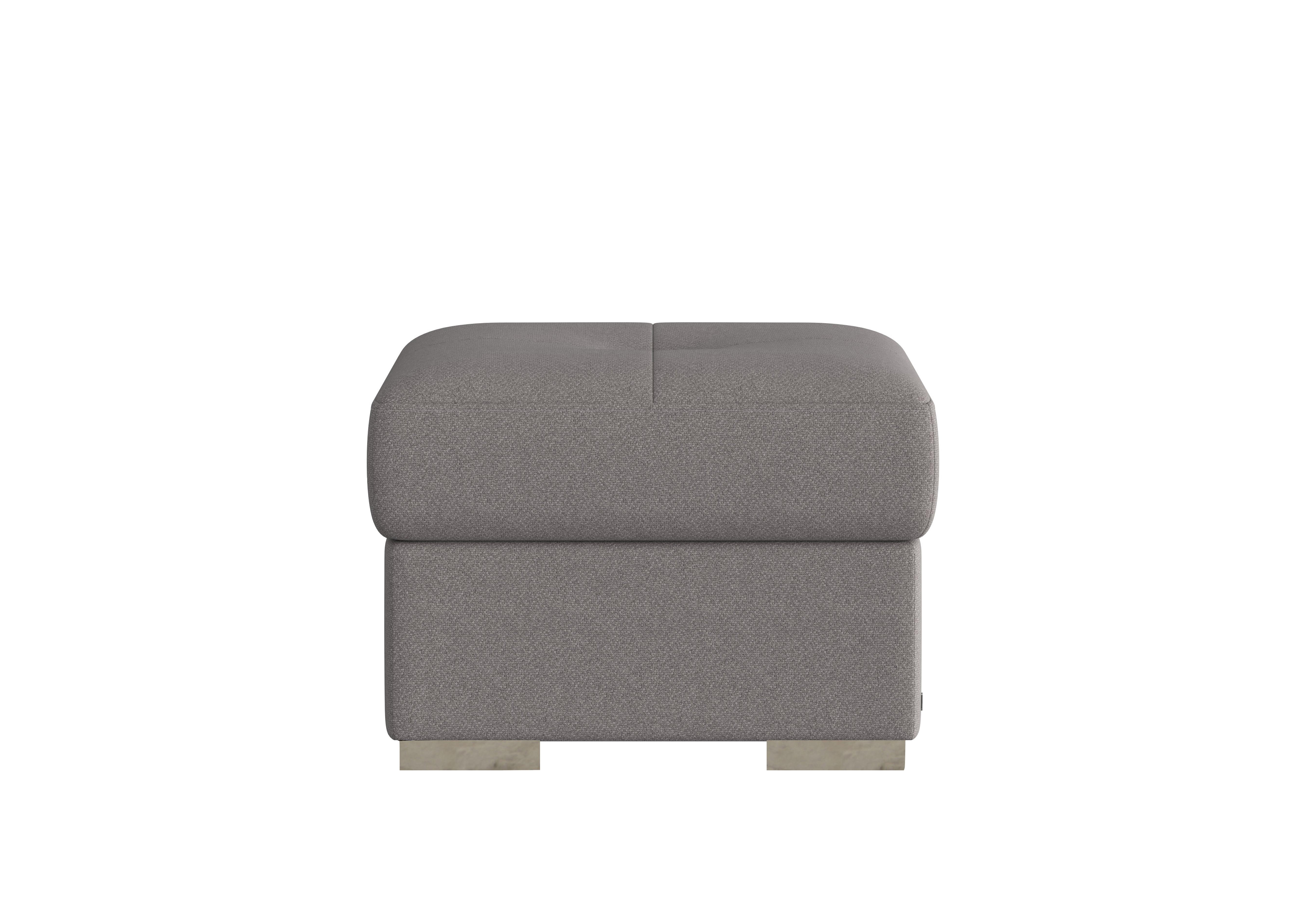 Galileo Fabric Storage Footstool in Coupe Grigio Topo 609 Ch on Furniture Village