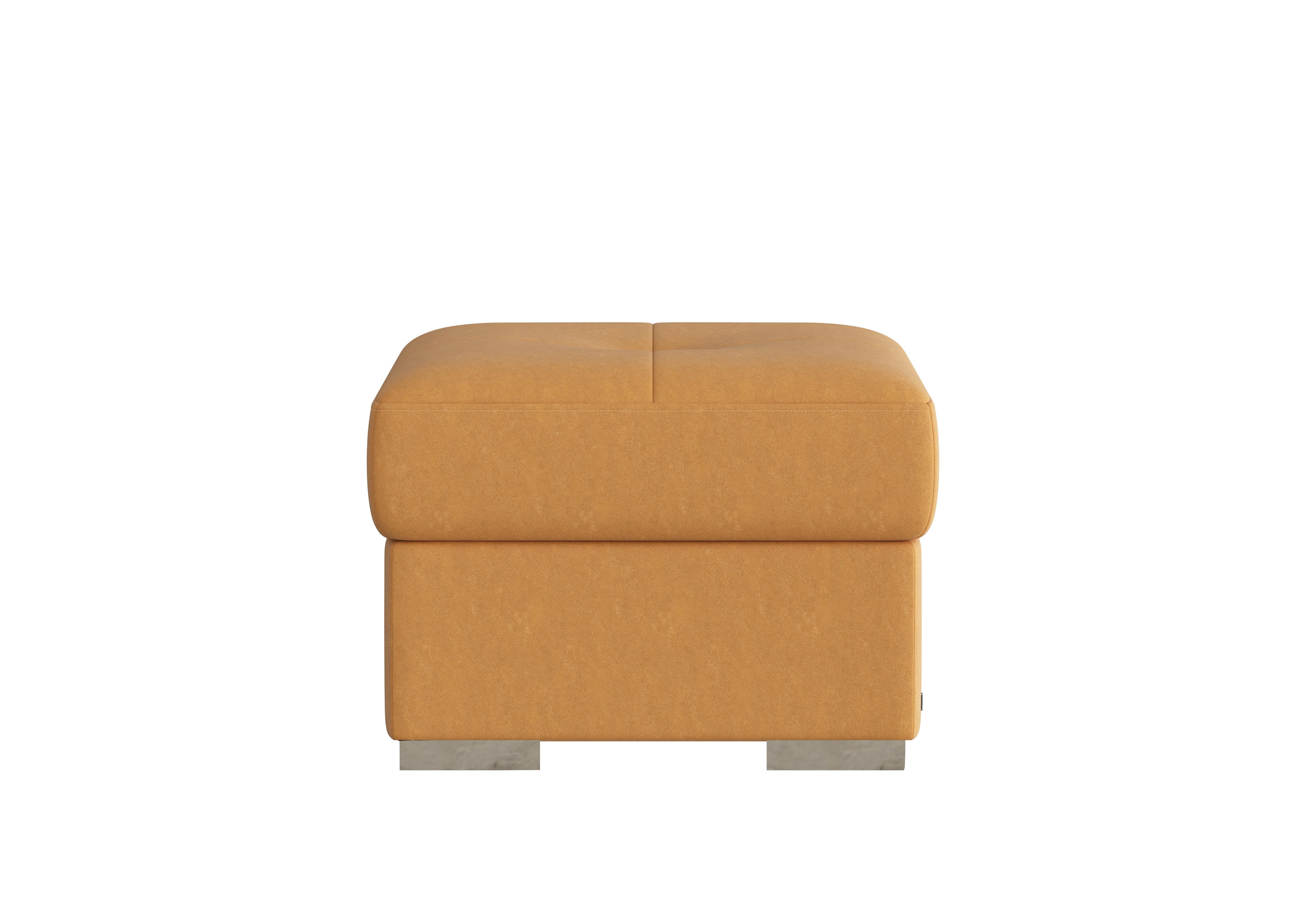 Galileo Fabric Storage Footstool in Flambe Ocre Ch on Furniture Village