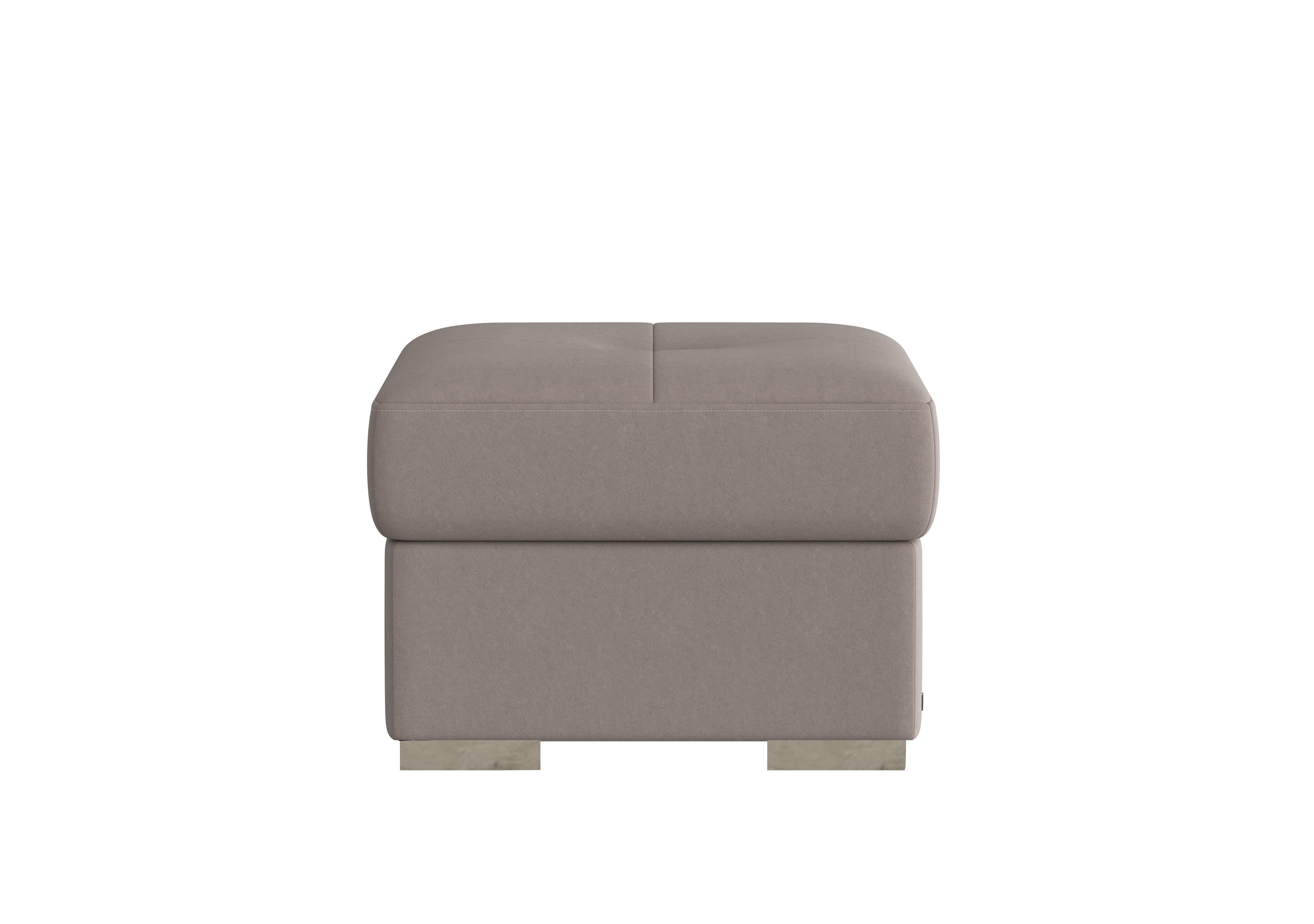 Galileo Fabric Storage Footstool in Flambe Tortora Ch on Furniture Village
