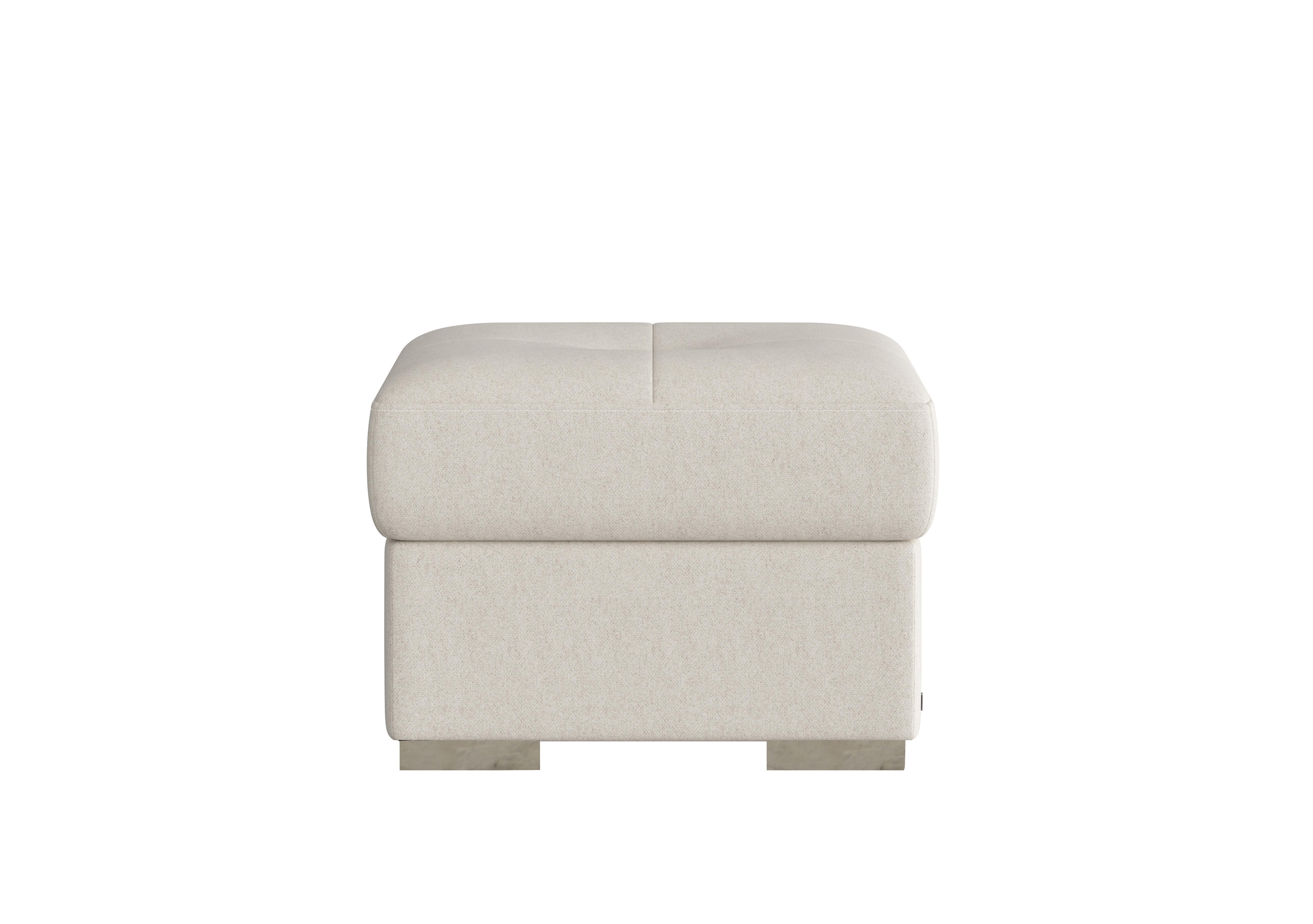 Galileo Fabric Storage Footstool in Fuente Beige Ch on Furniture Village