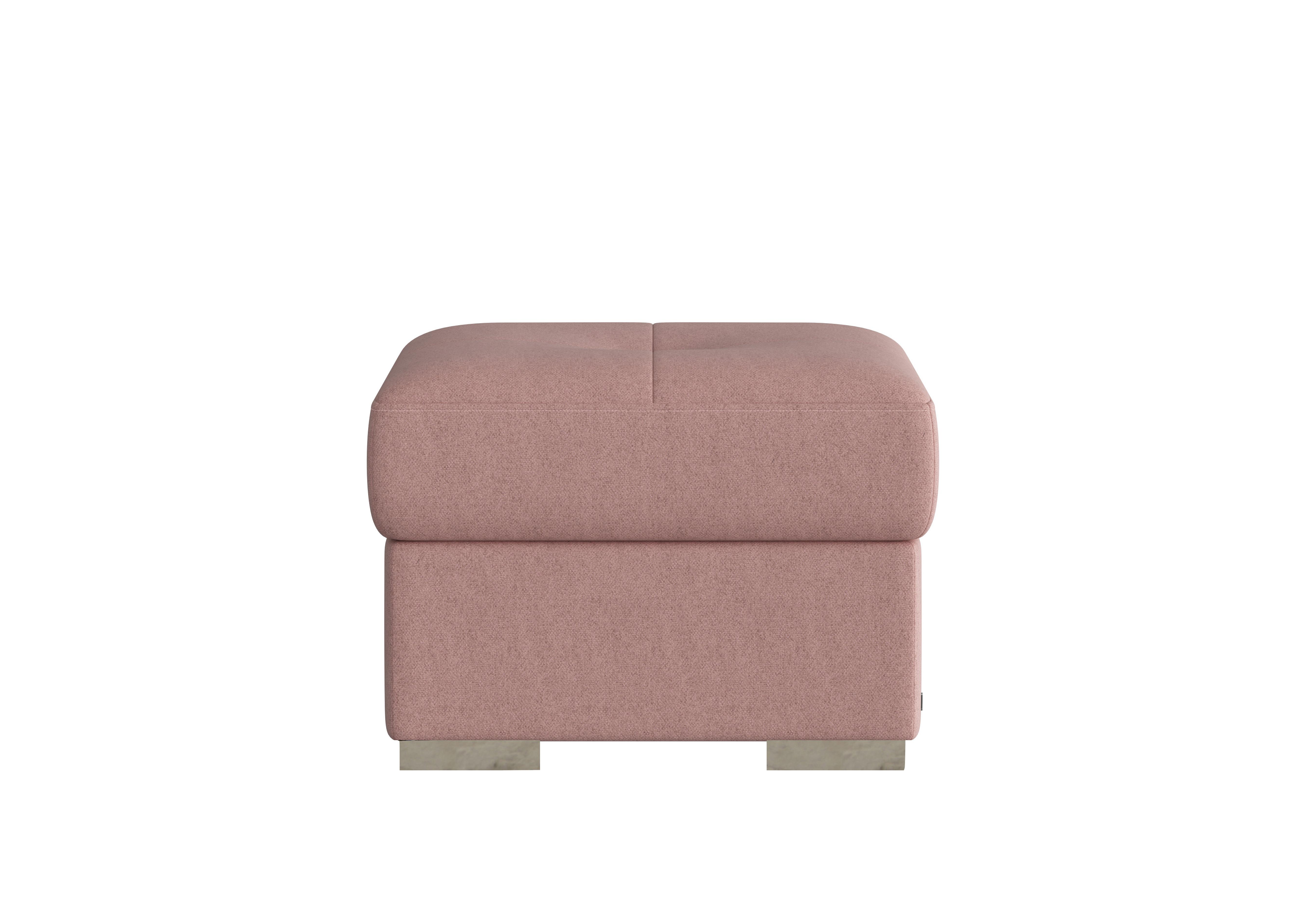 Galileo Fabric Storage Footstool in Fuente Coral Ch on Furniture Village