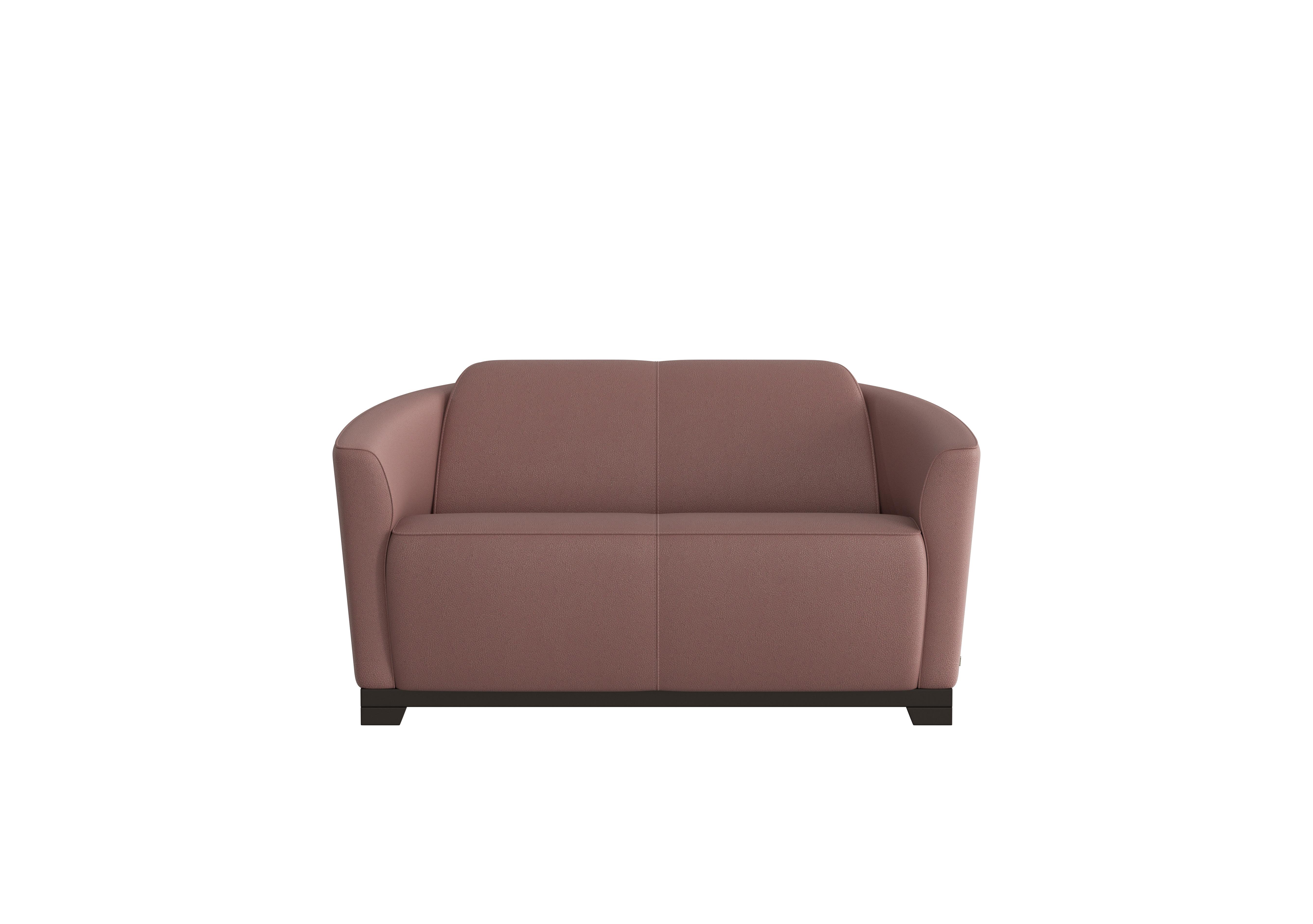Ketty 2 Seater Leather Sofa in Botero Cipria 2160 on Furniture Village
