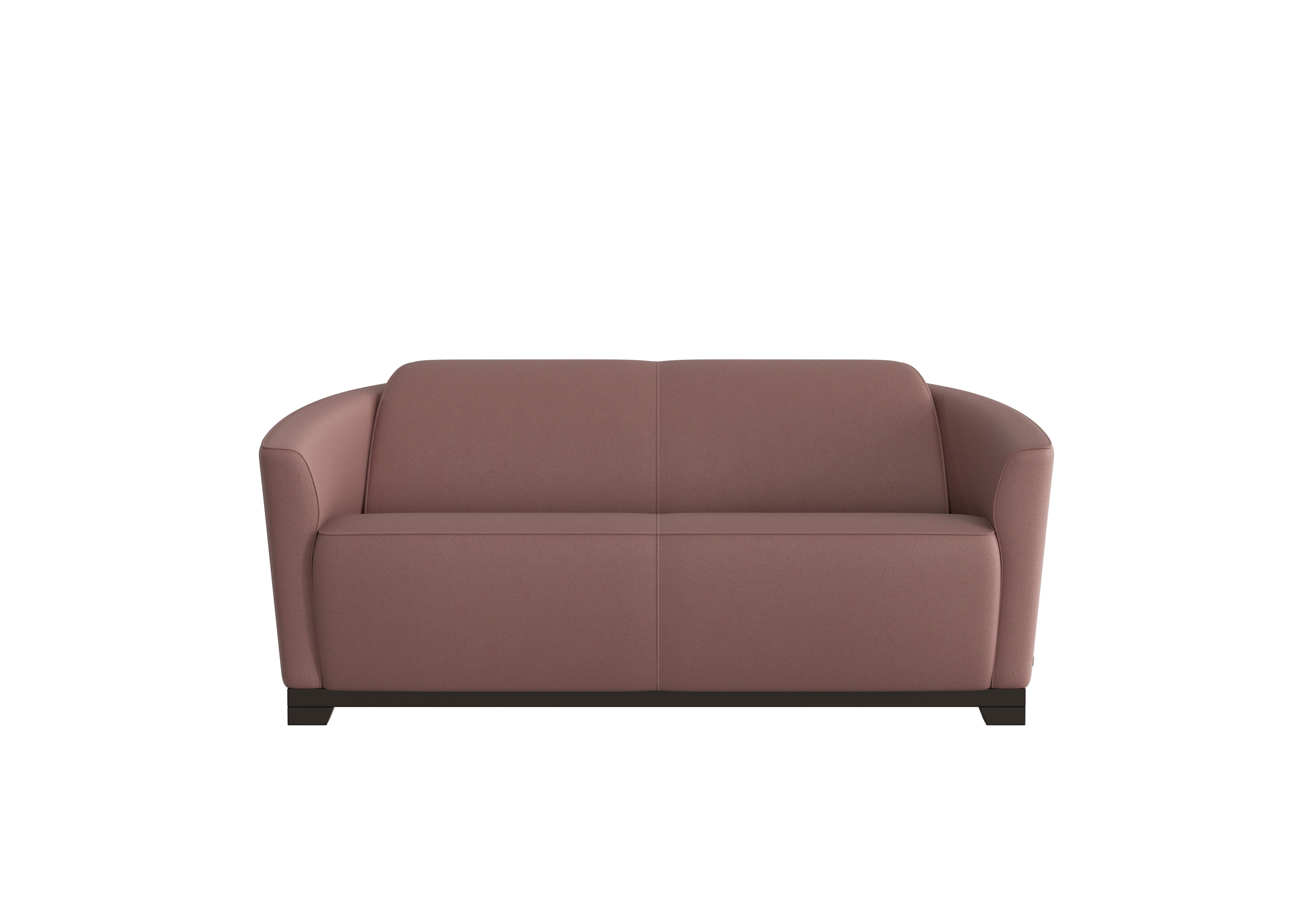 Ketty 2.5 Seater Leather Sofa in Botero Cipria 2160 on Furniture Village