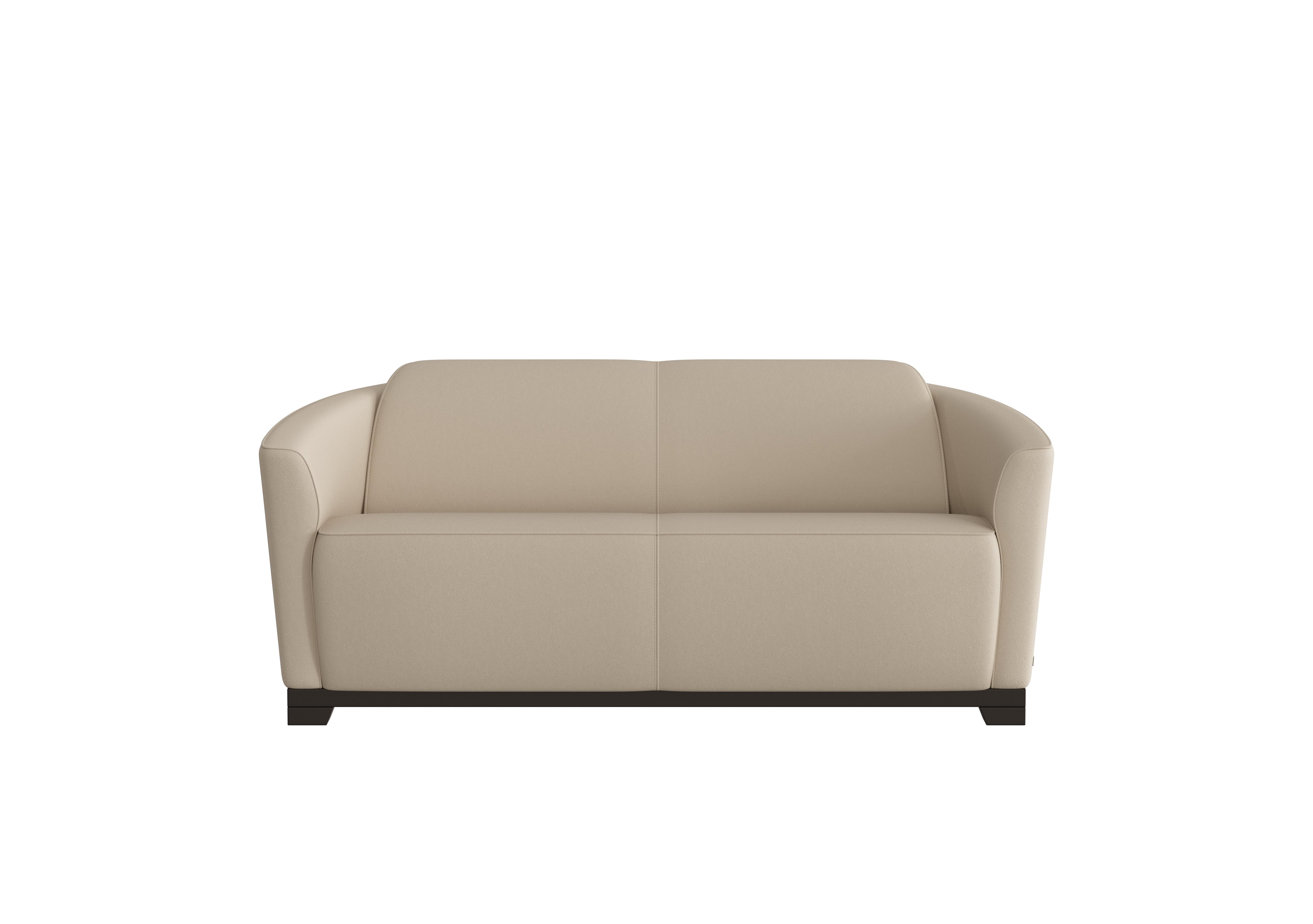 Ketty 2.5 Seater Leather Sofa in Torello Fango 352 on Furniture Village