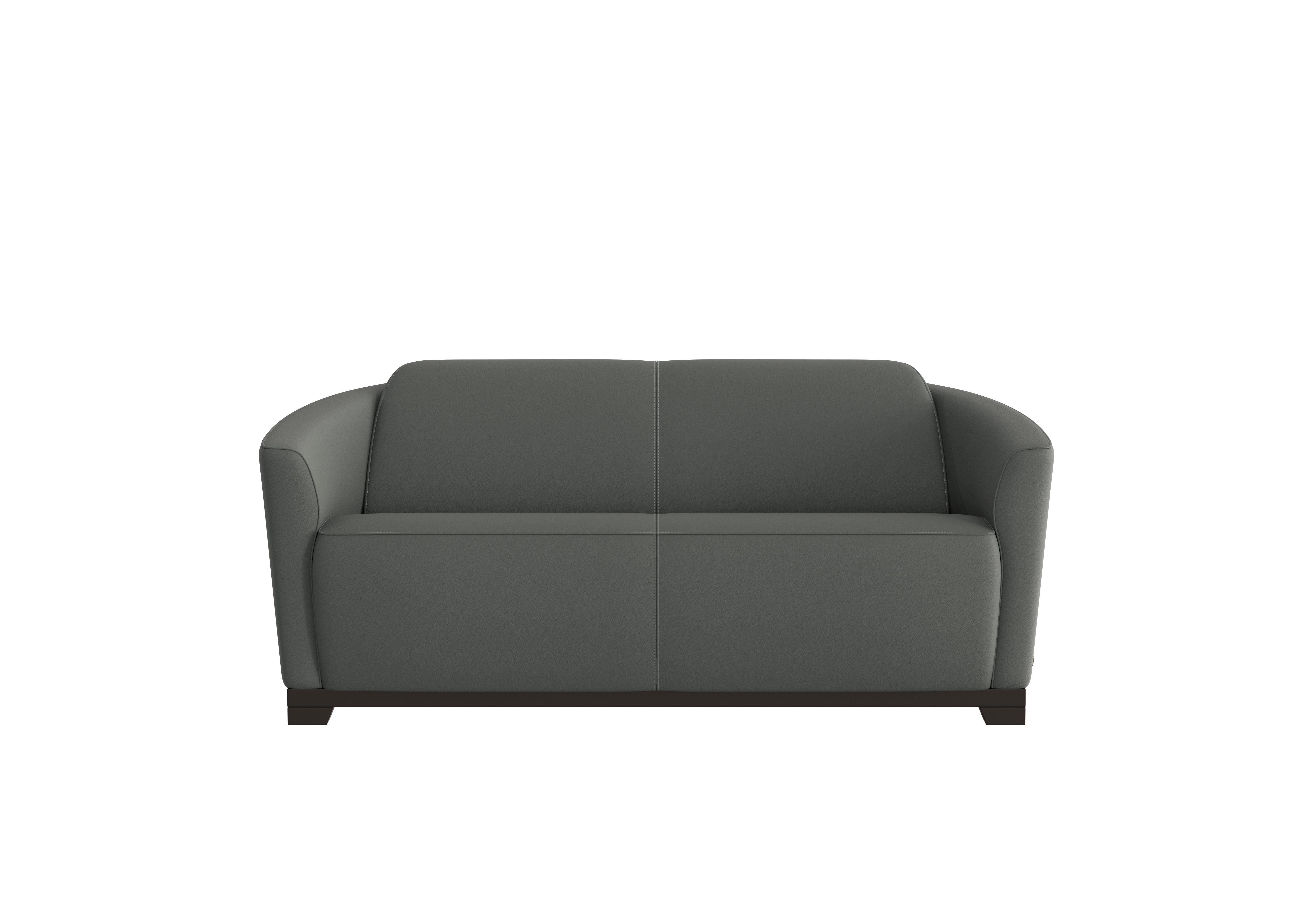 Ketty 2.5 Seater Leather Sofa in Torello Grigio 329 on Furniture Village