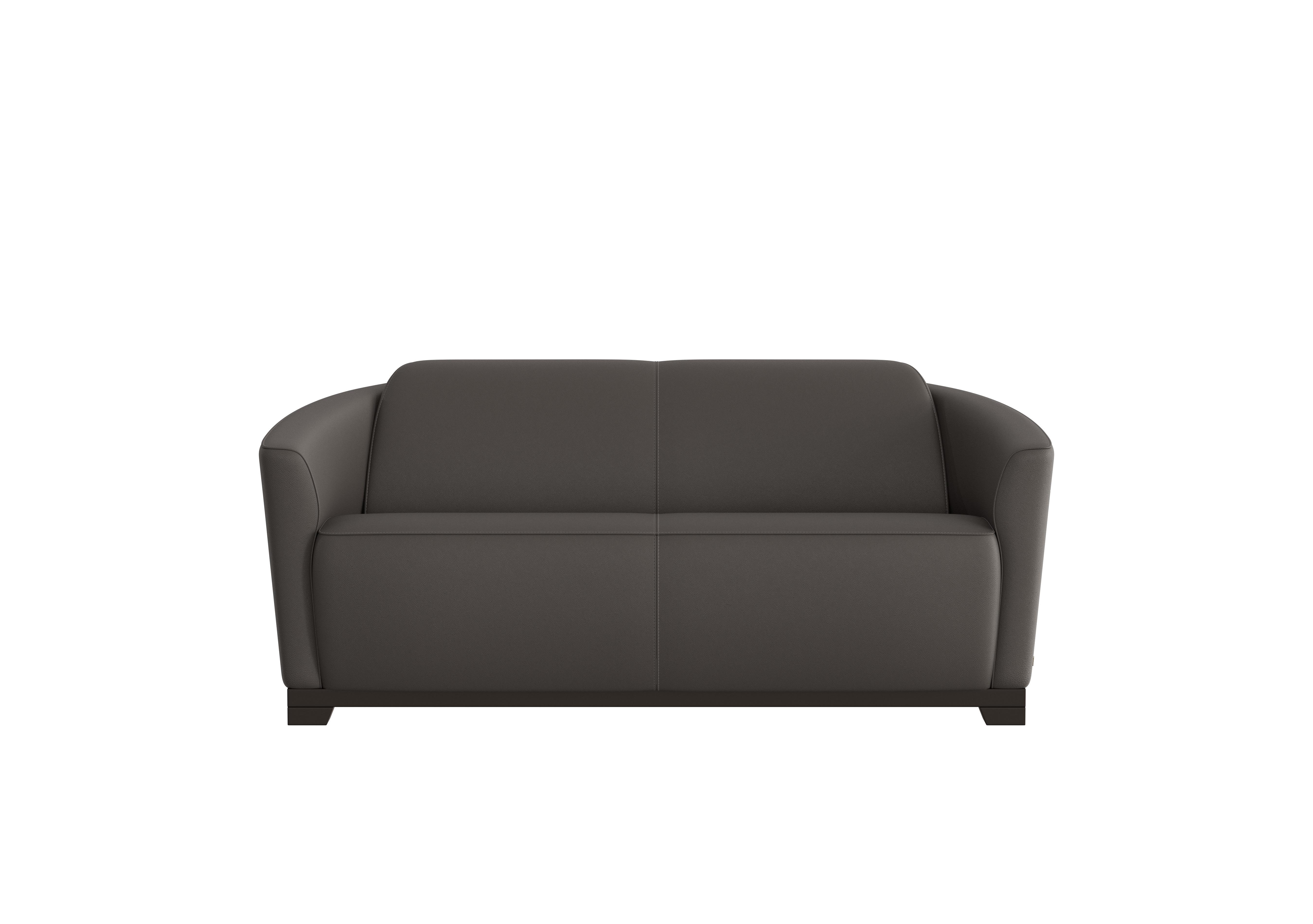 Ketty 2.5 Seater Leather Sofa in Torello Grigio Scuro 327 on Furniture Village