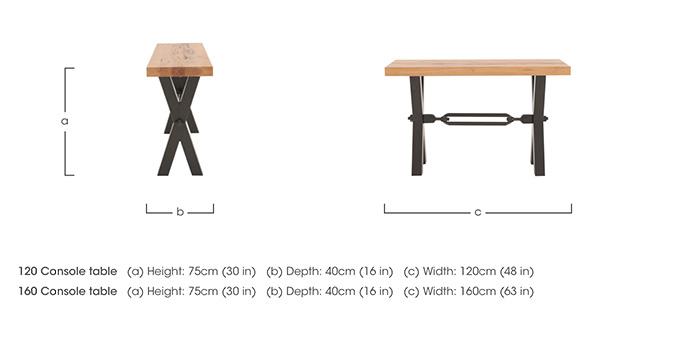 Terra Console Table in  on Furniture Village