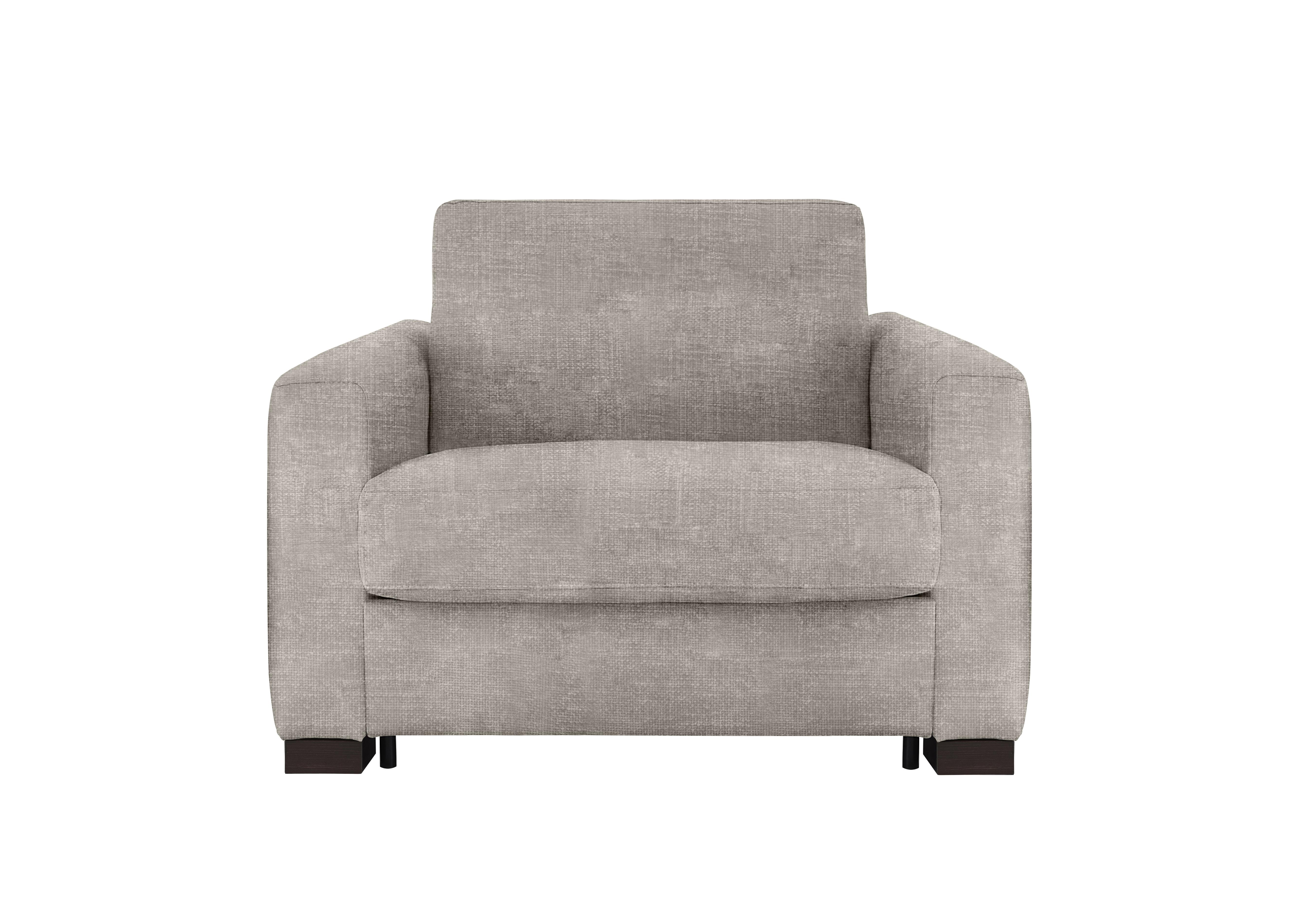 Alcova Fabric Chair Sofa Bed with Box Arms in Baobab Tortora 524 on Furniture Village