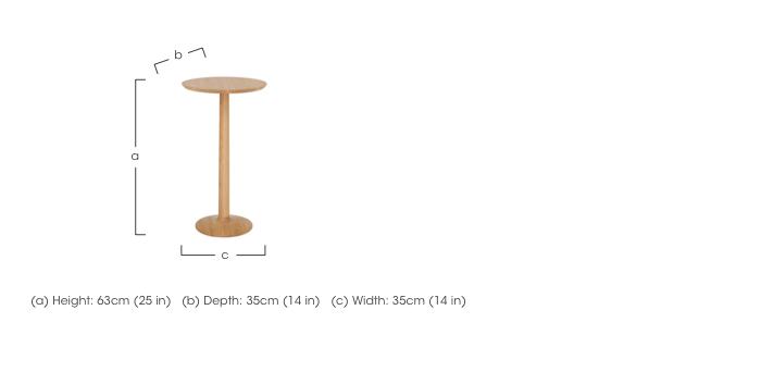 Ancona Tall Side Table in  on Furniture Village