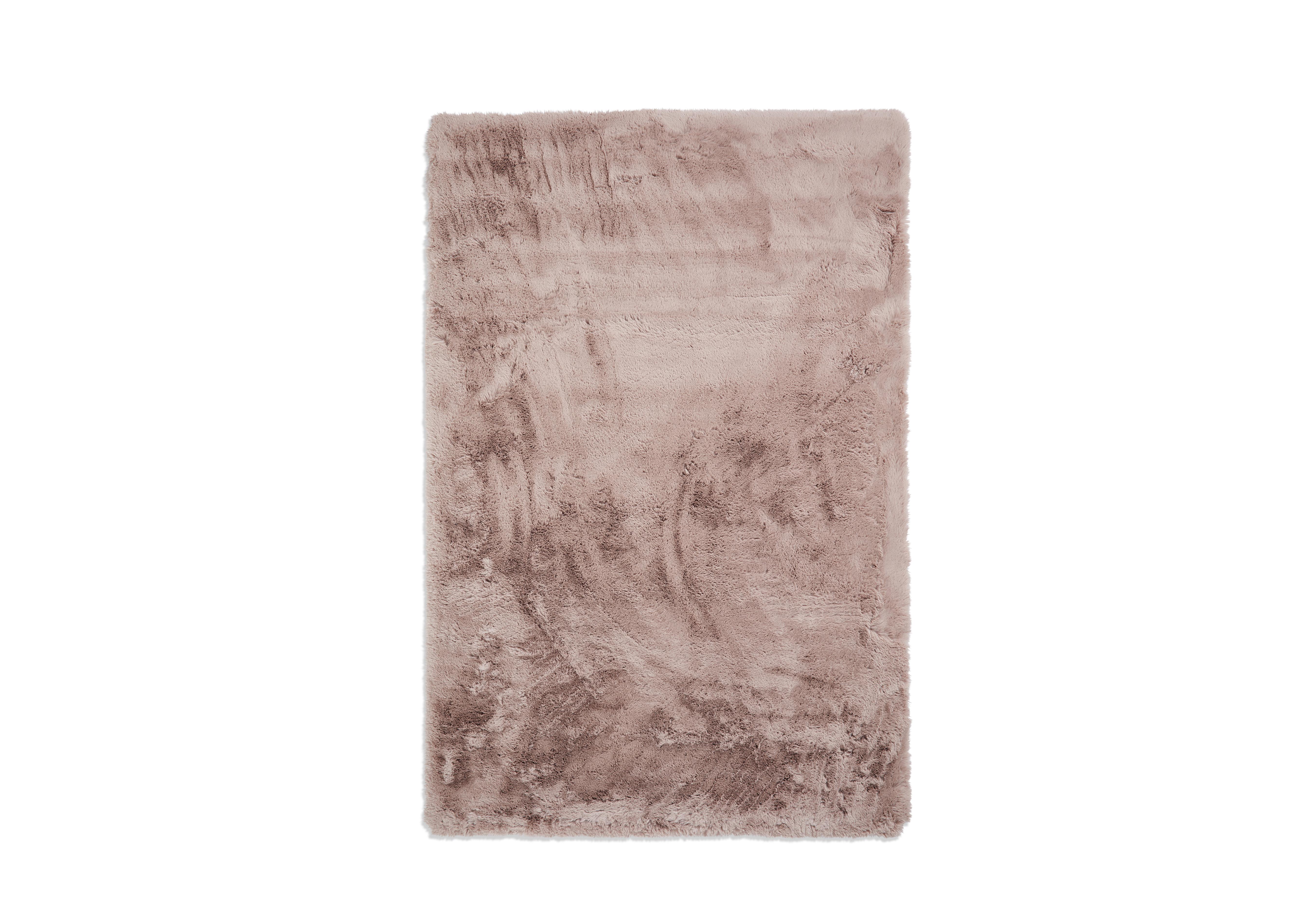 Teddy Rug in Rose on Furniture Village