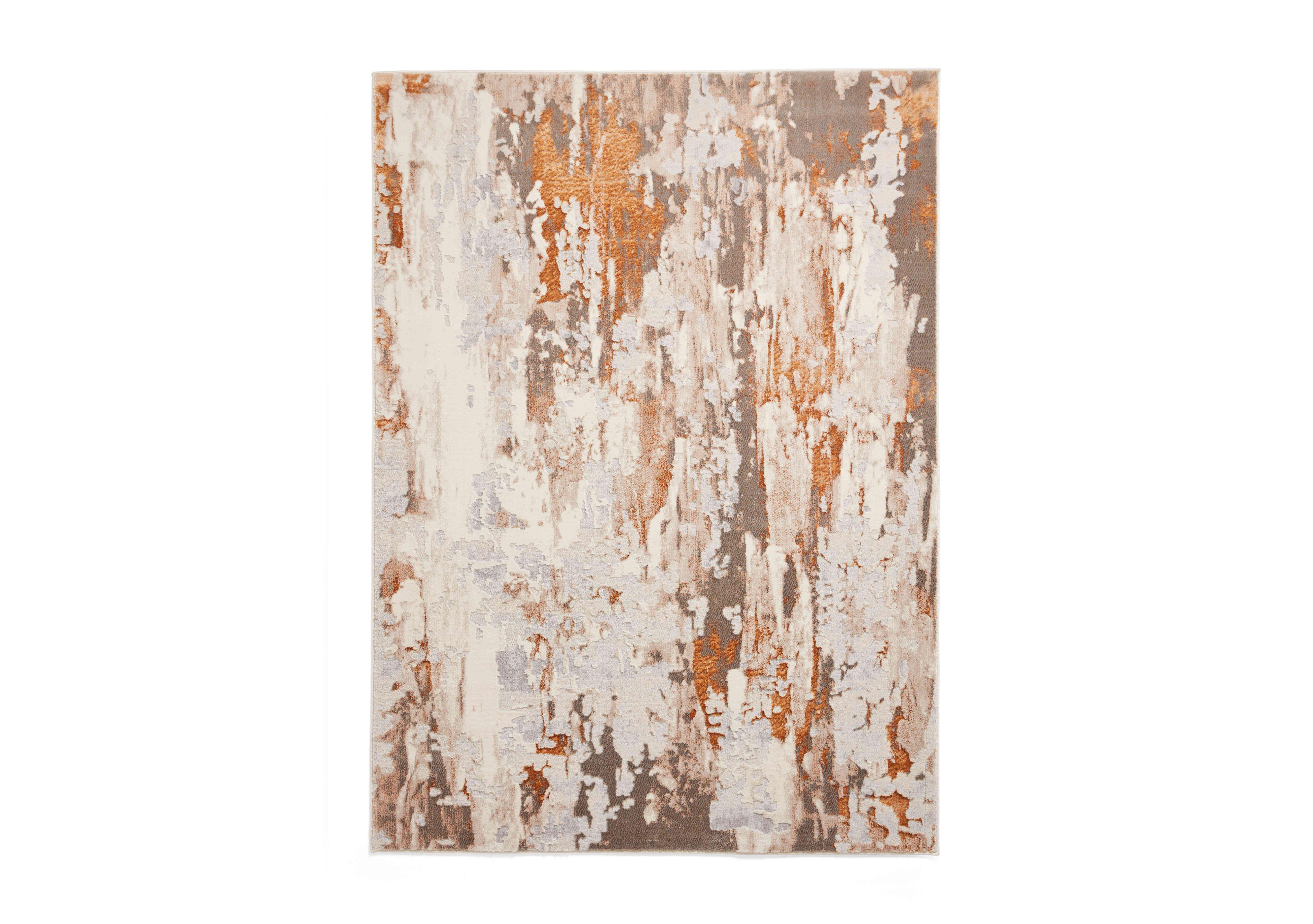 Apollo Rug in Bronze/Grey on Furniture Village