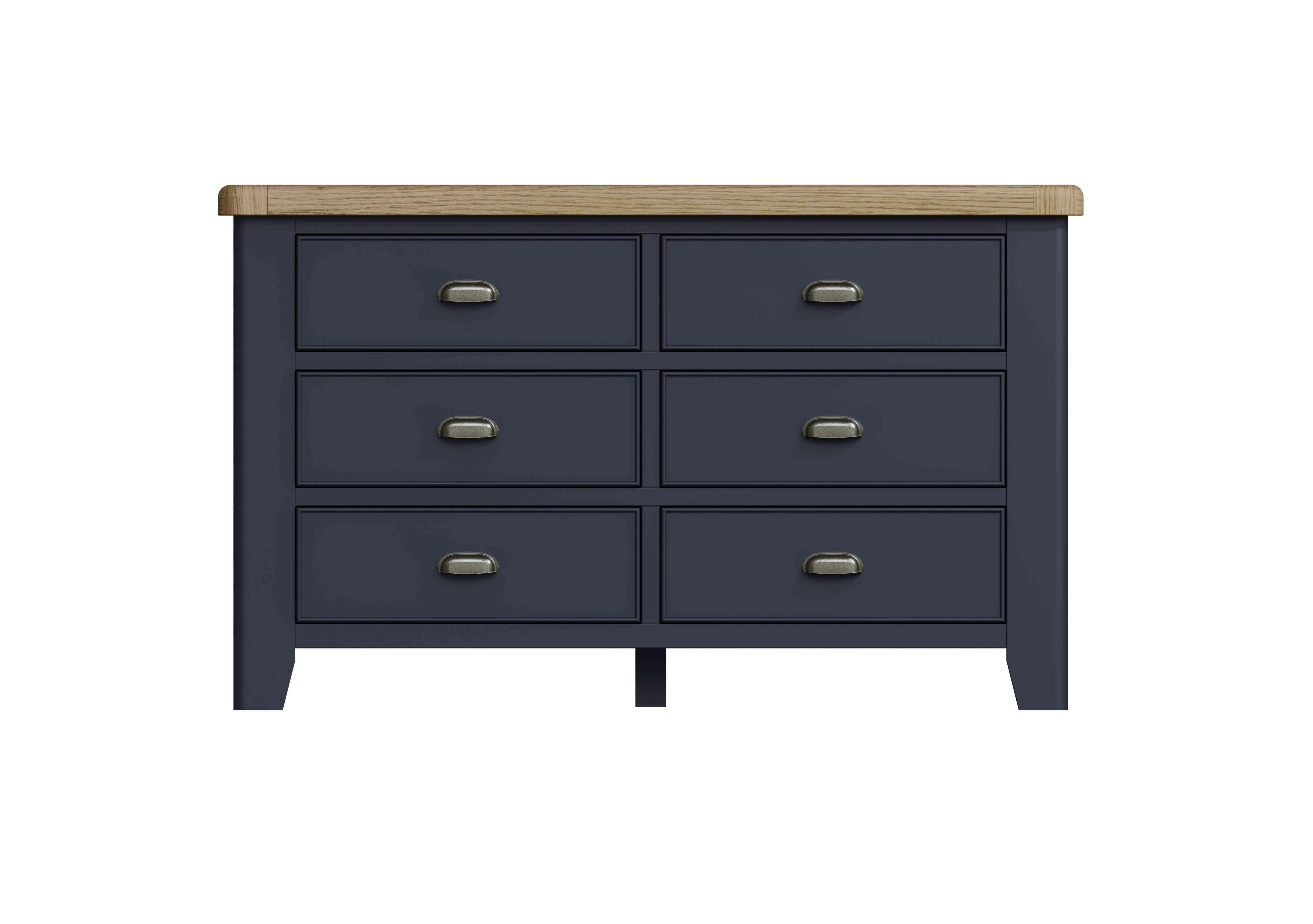 Hewitt 6 Drawer Chest in Blue on Furniture Village