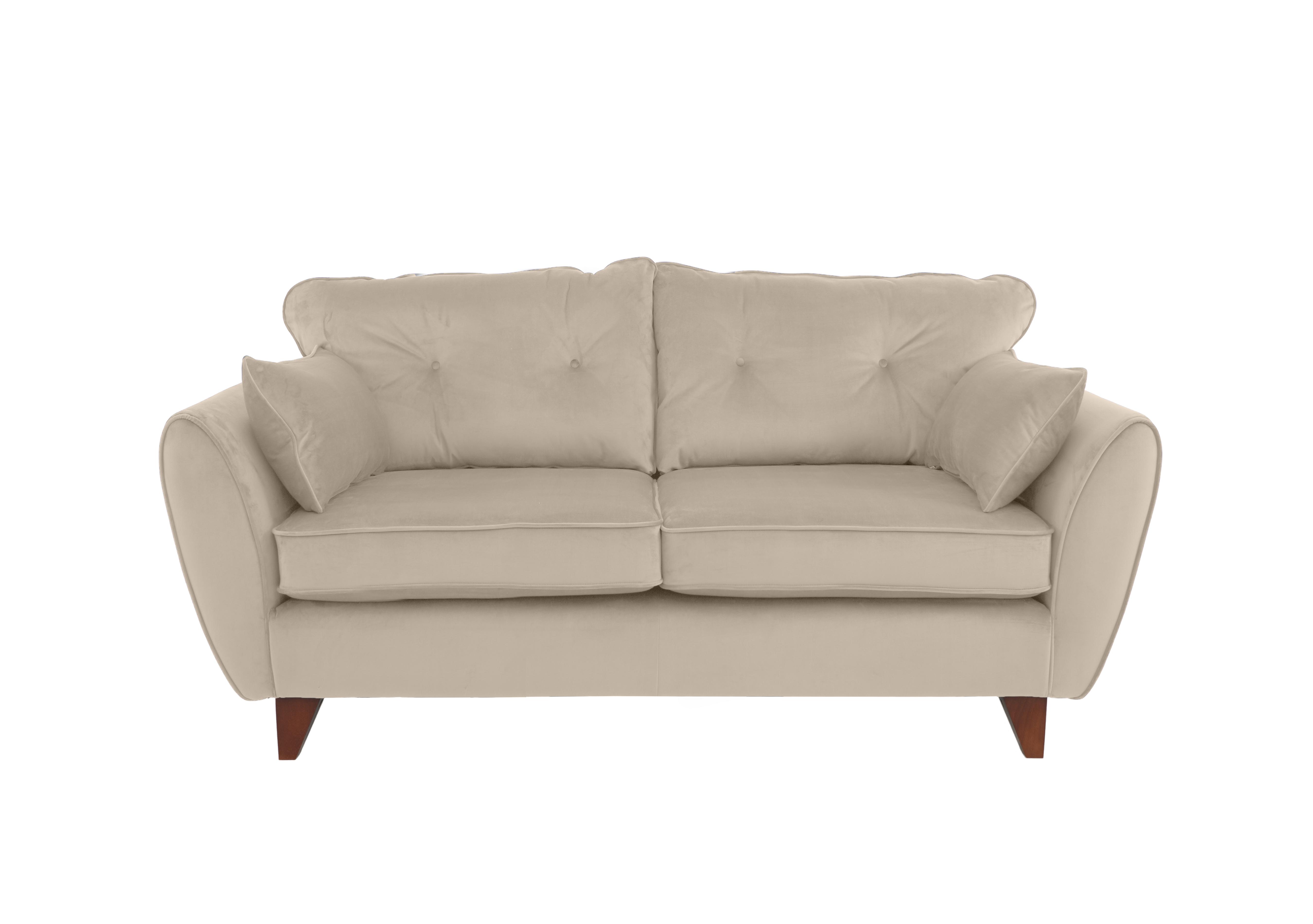 Felix 2 Seater Fabric Sofa in Cream on Furniture Village